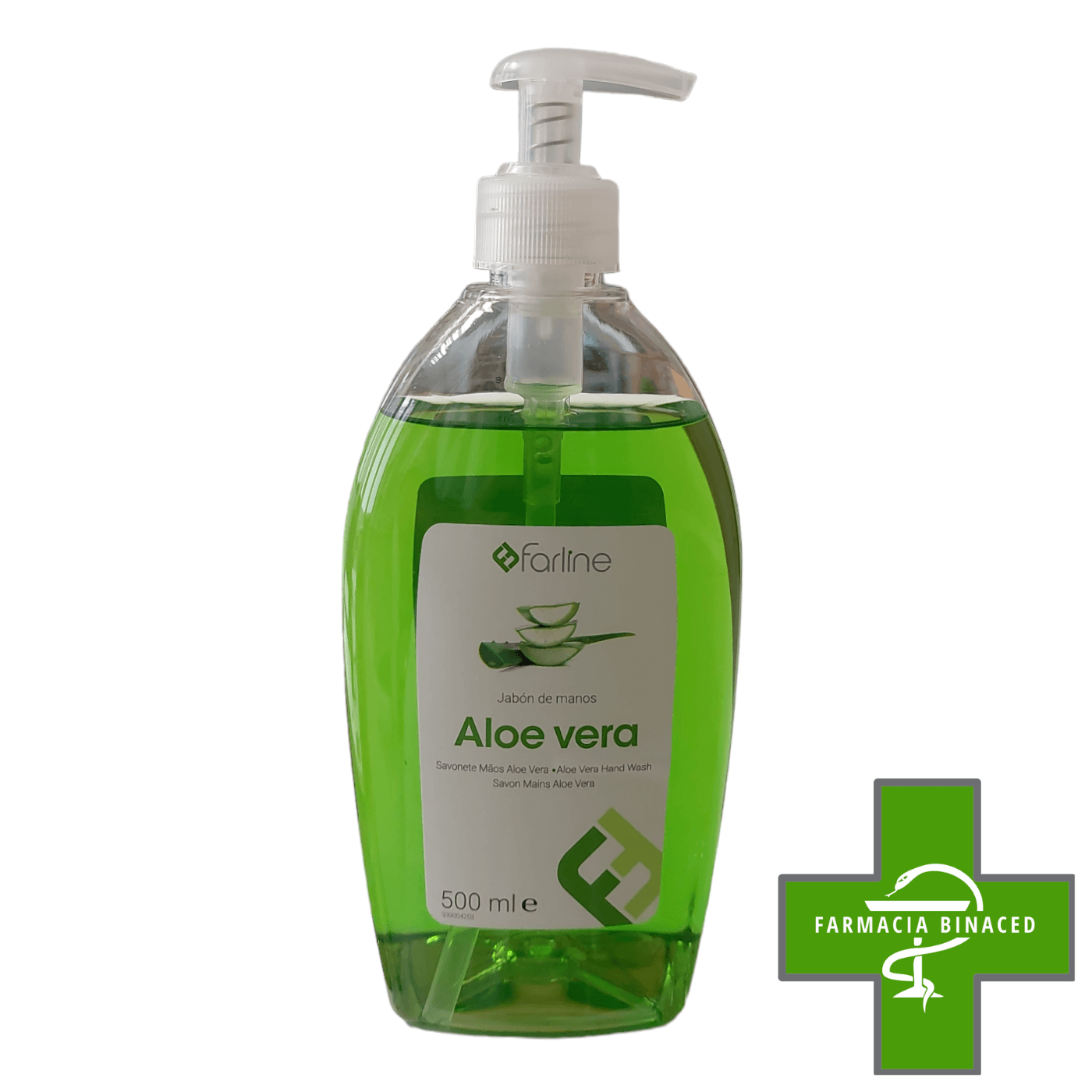 FARLINE JABON DE MANOS ALOE VERA 500ML