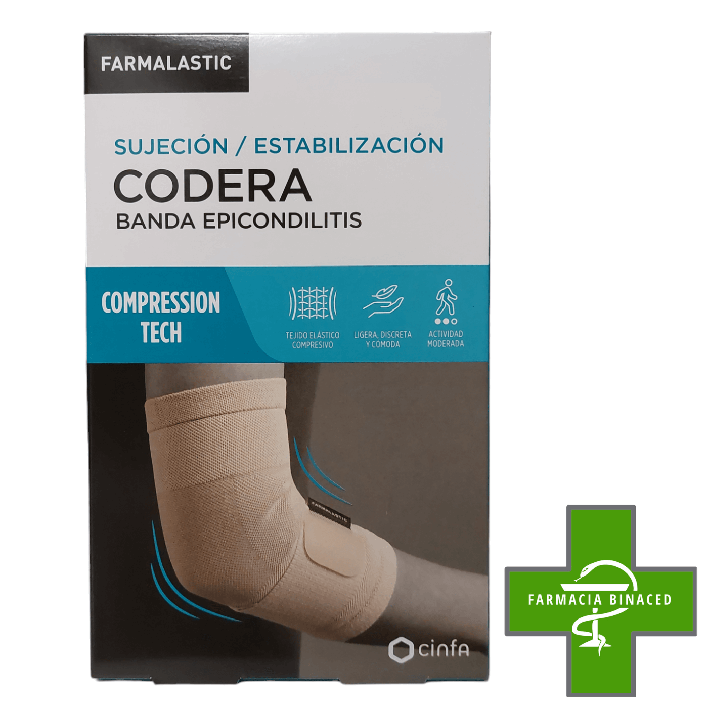 FARMALASTIC CODERA CON BANDA DE EPICONDILITIS G