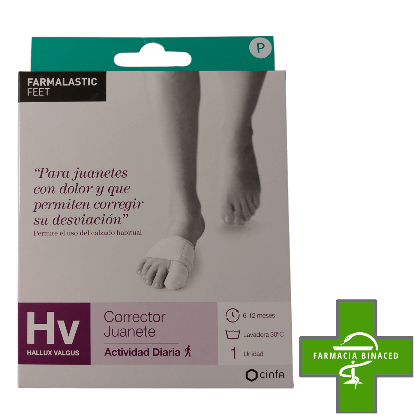 FARMALASTIC CORRECTOR JUANETE P