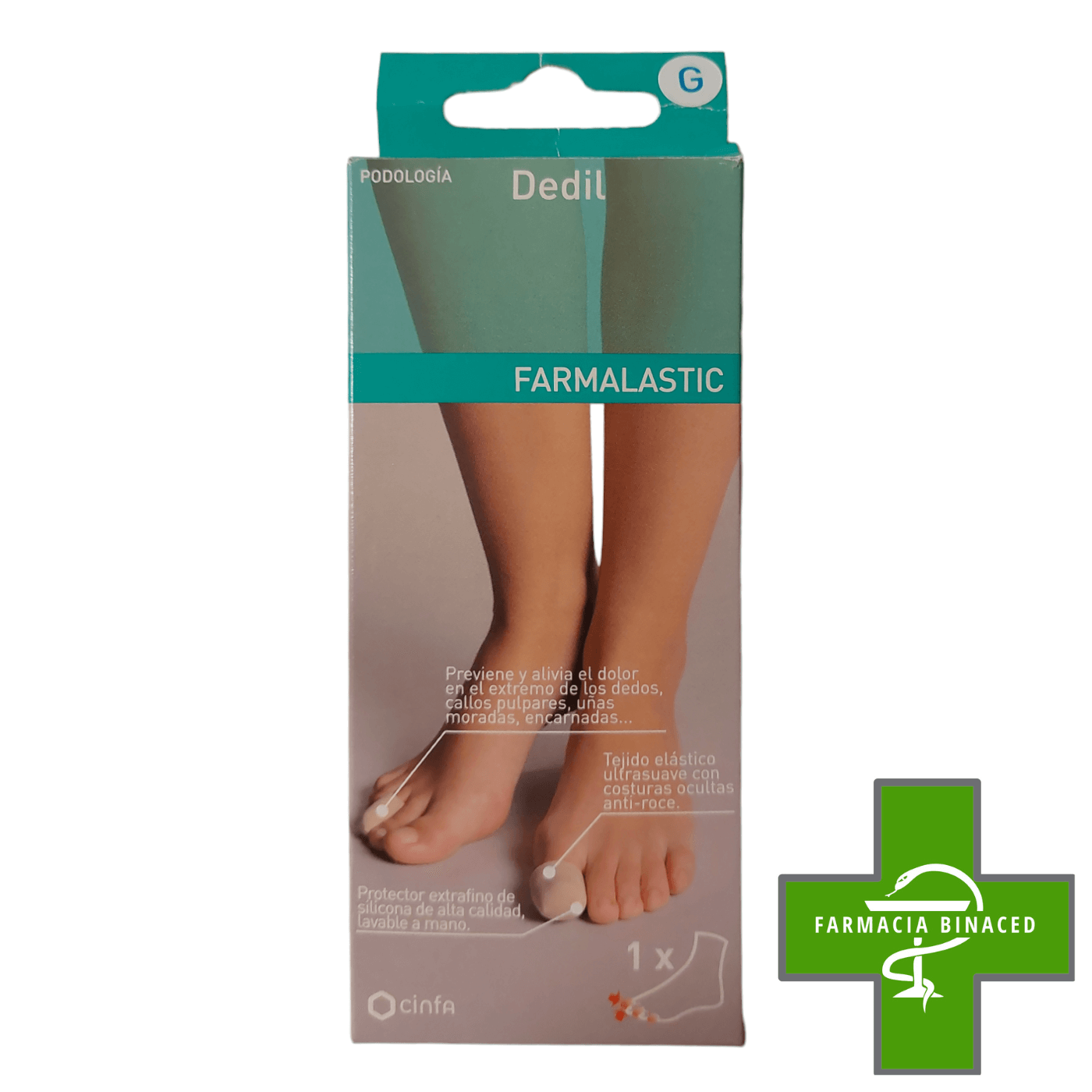FARMALASTIC DEDIL PIES SILICONA G
