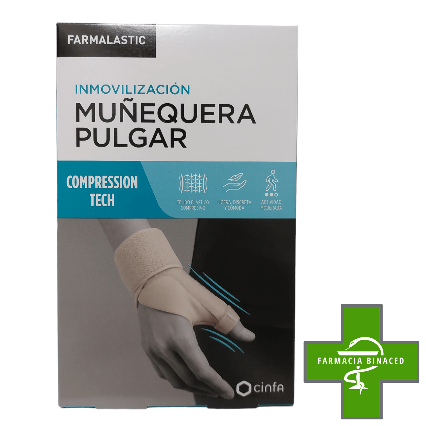 FARMALASTIC MUÑEQUERA PULGAR COMPRESION T1