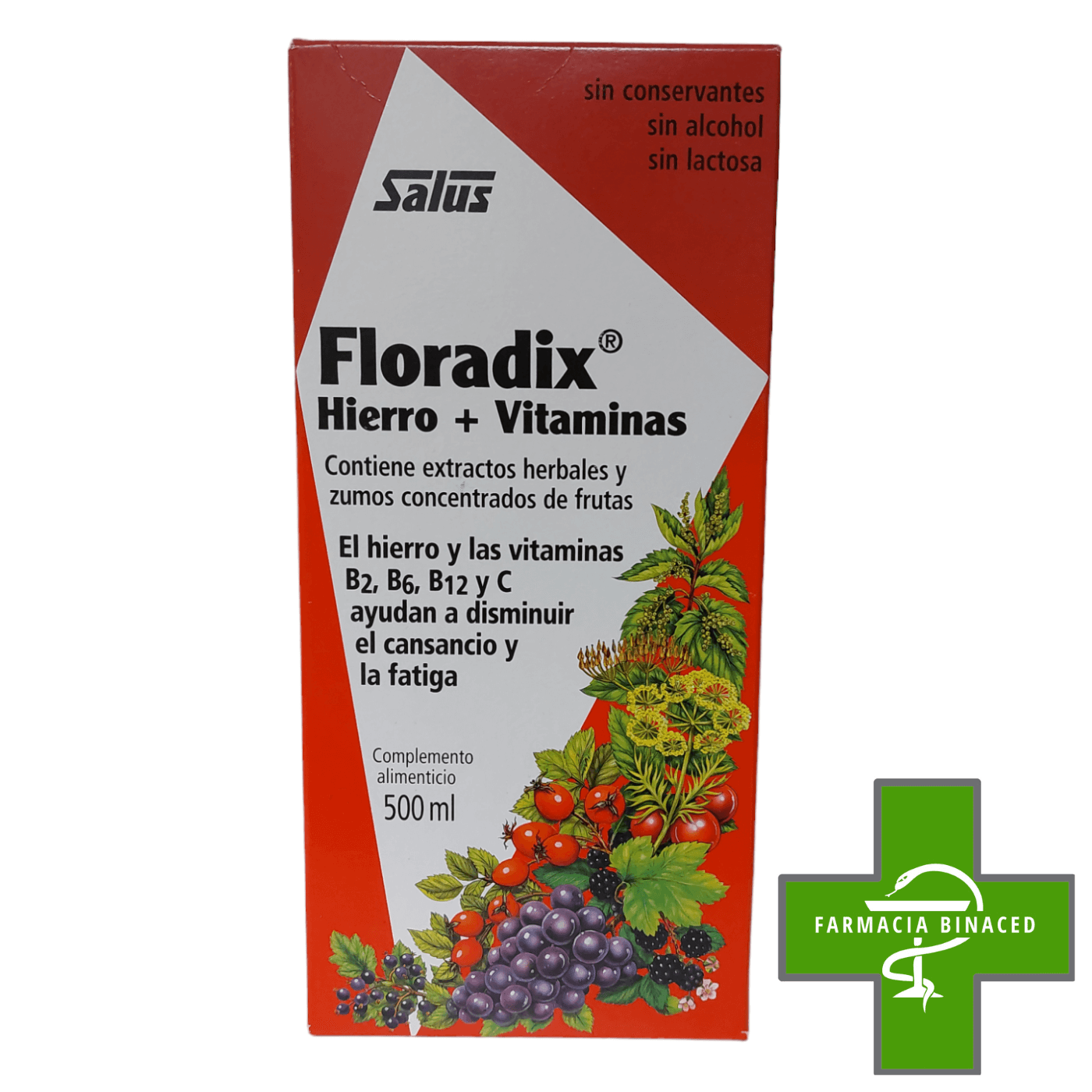 FLORADIX HIERRO Y VITAMINAS 500ML