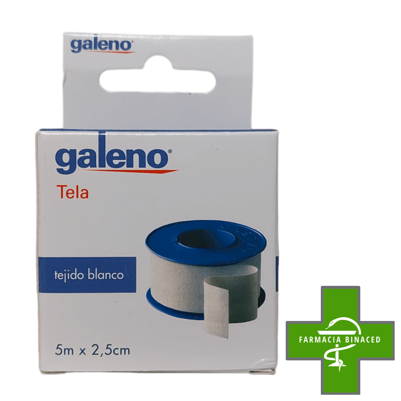 GALENO ESPARADRAPO TELA BLANCO 25CMX5M