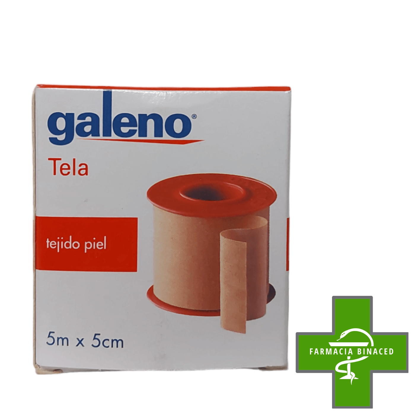GALENO ESPARADRAPO TELA PIEL 5CMX5M