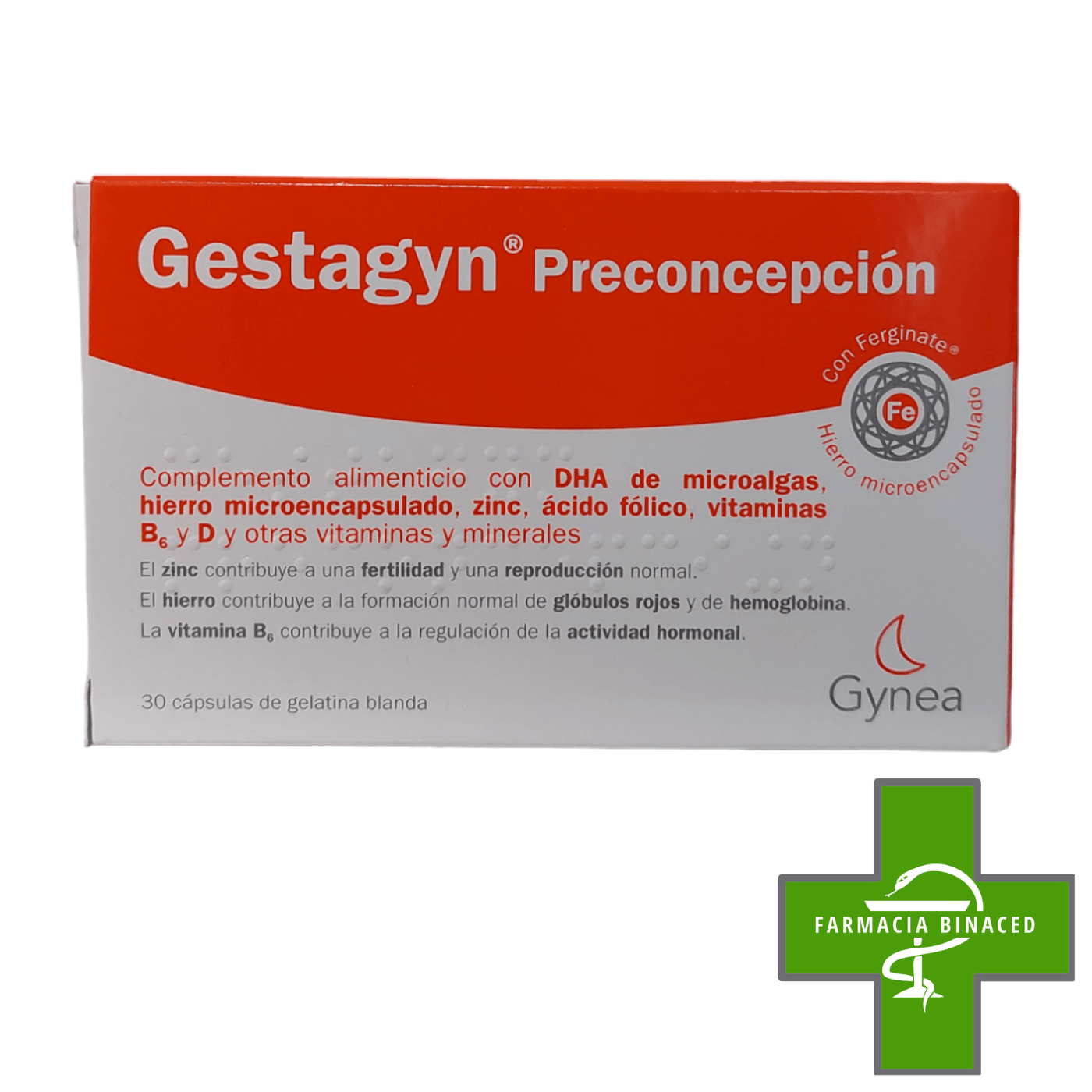 GESTAGYN PRECONCEPCION 30 CAPSULAS