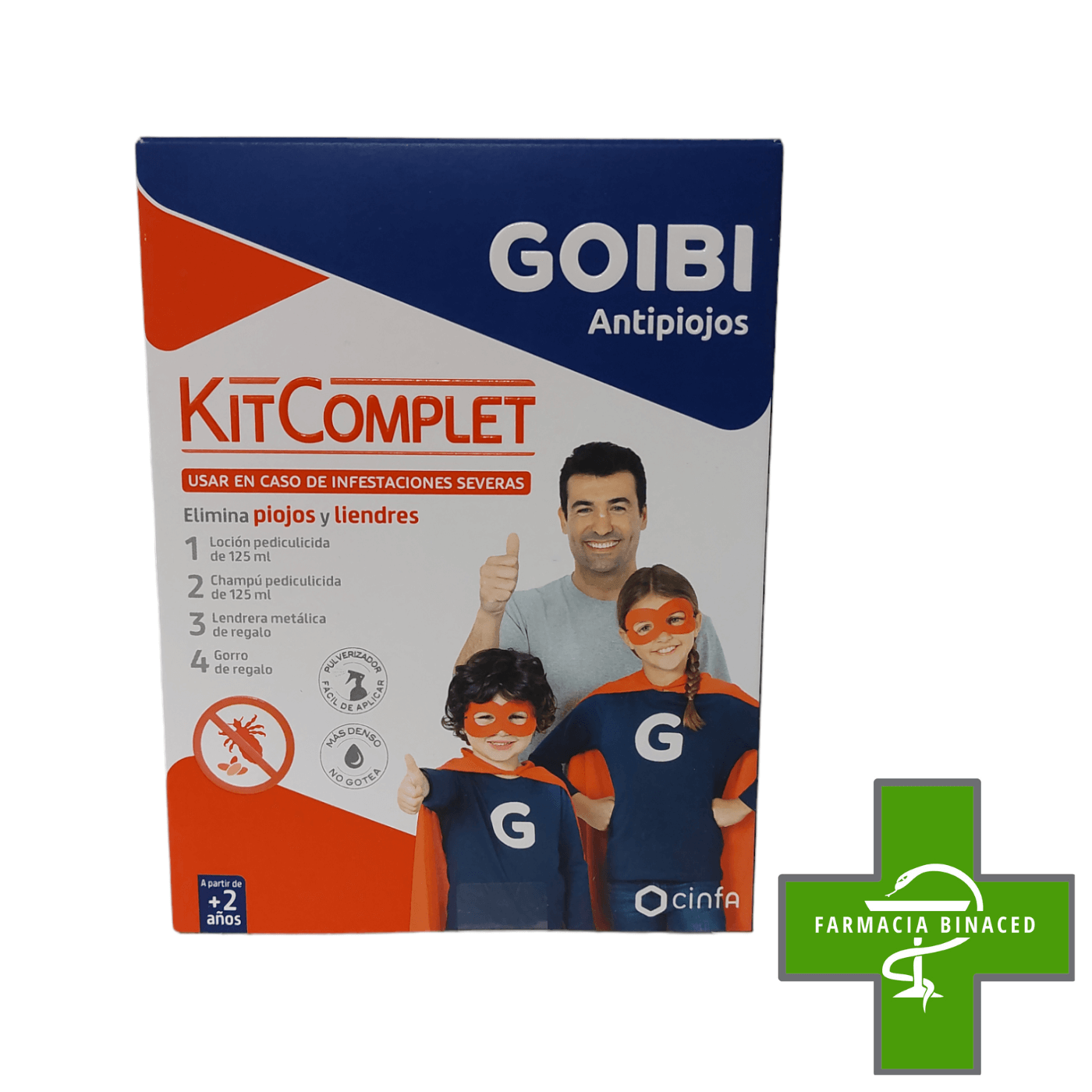 GOIBI ANTIPIOJOS KIT COMPLETO +2 AÑOS