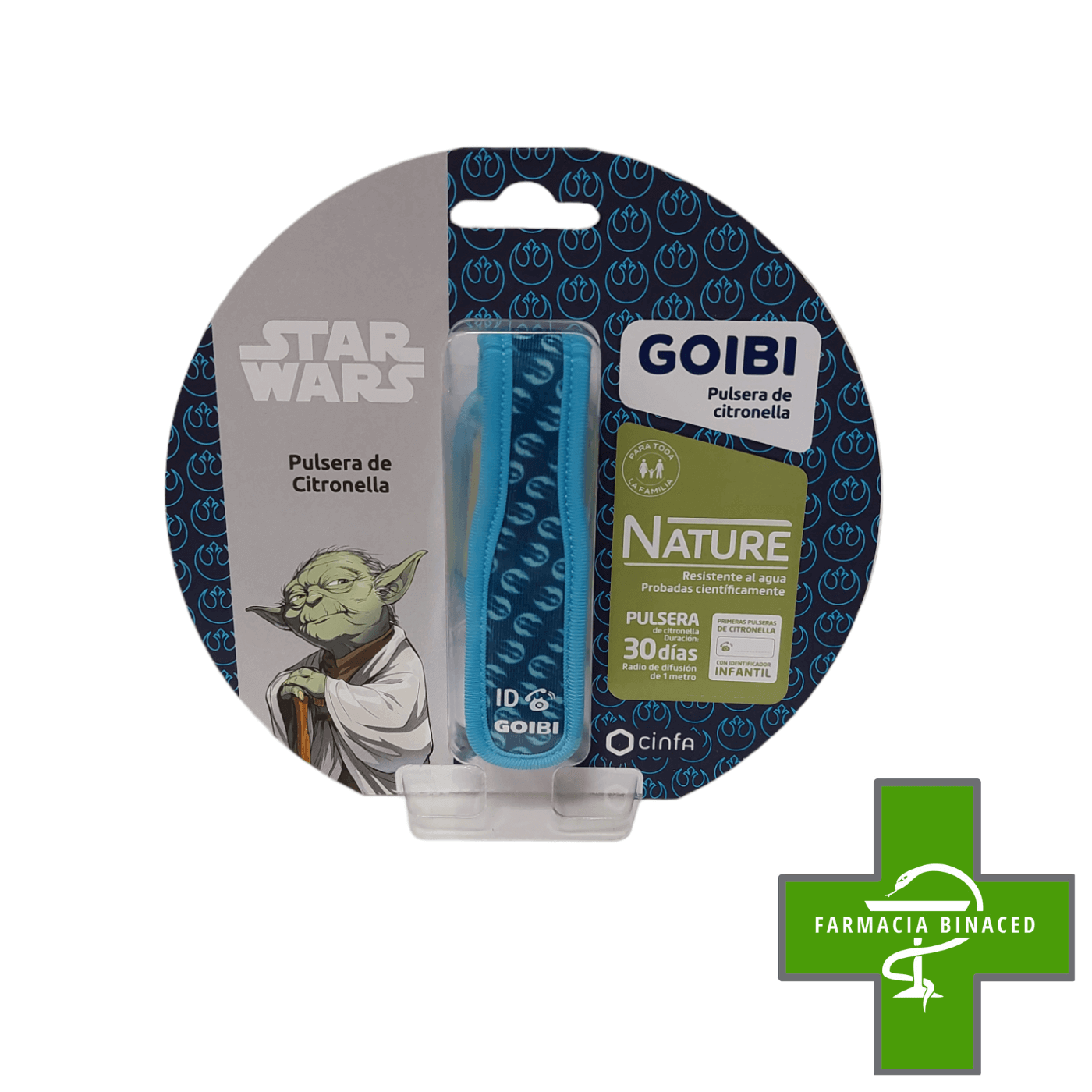 GOIBI PULSERA DE CITRONELA AZUL STAR WARS_2