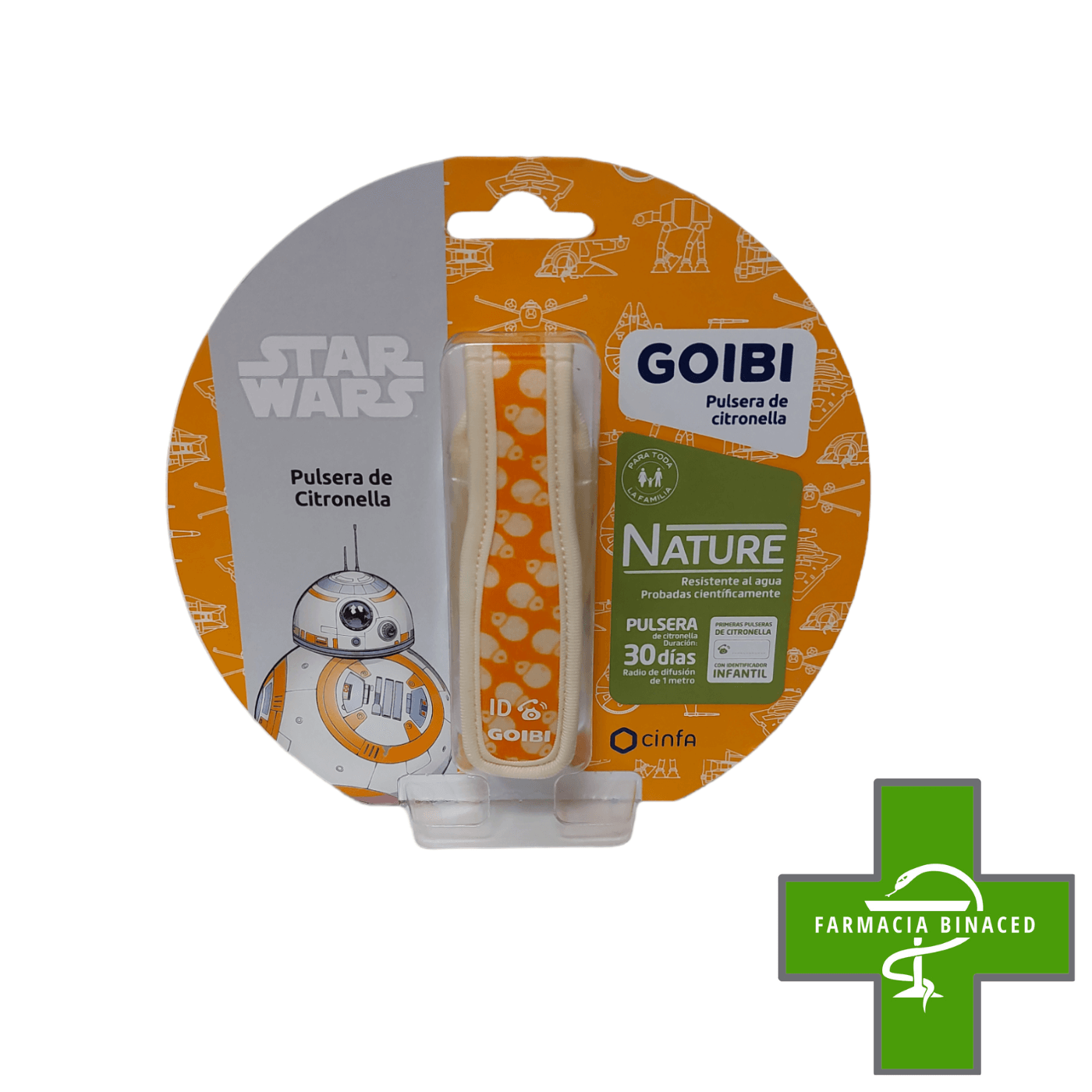 GOIBI PULSERA DE CITRONELA NARANJA STAR WARS_2