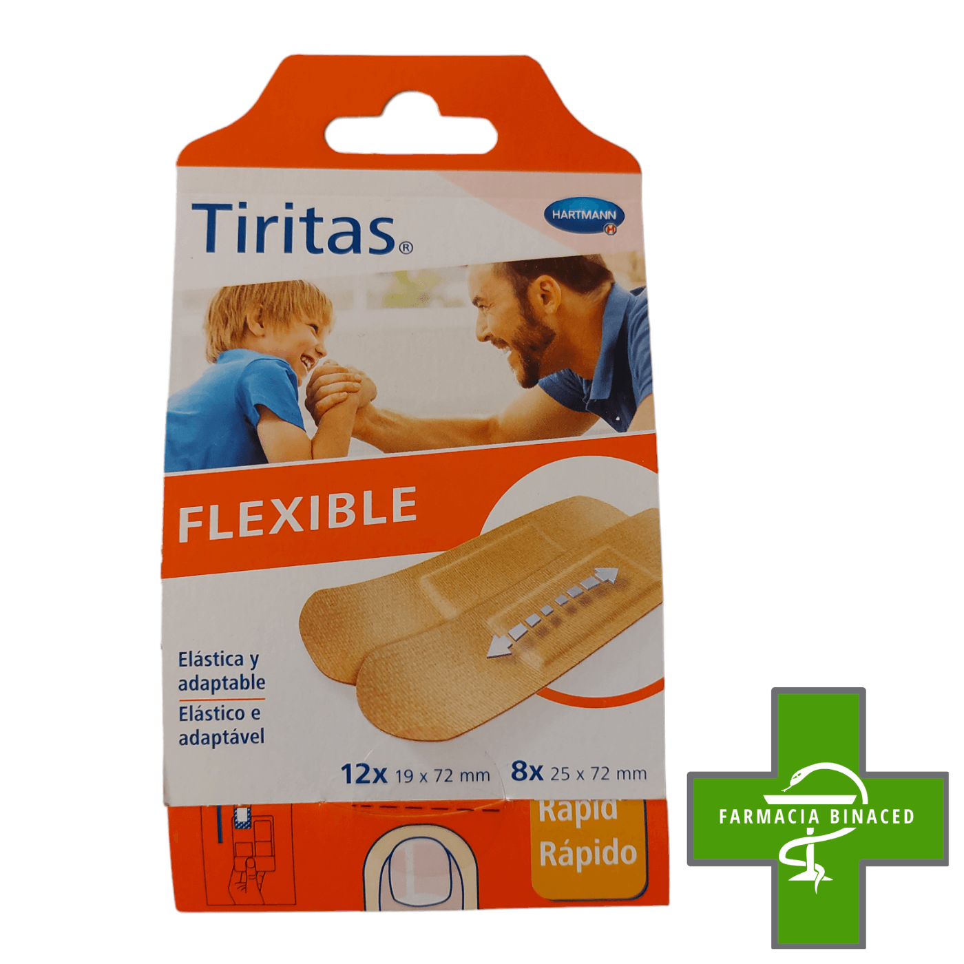 HARTMANN TIRITAS FLEXIBLES 2 TAMAÑOS