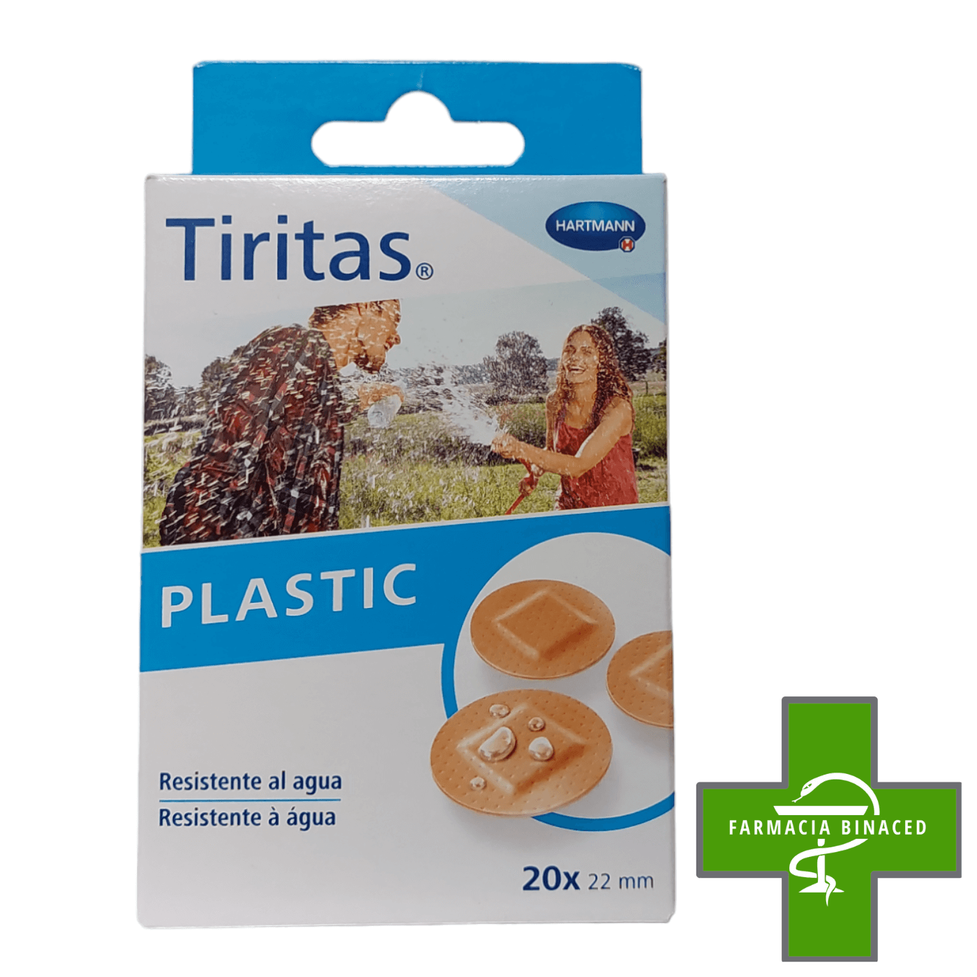 HARTMANN TIRITAS PLASTIC REDONDAS 20U