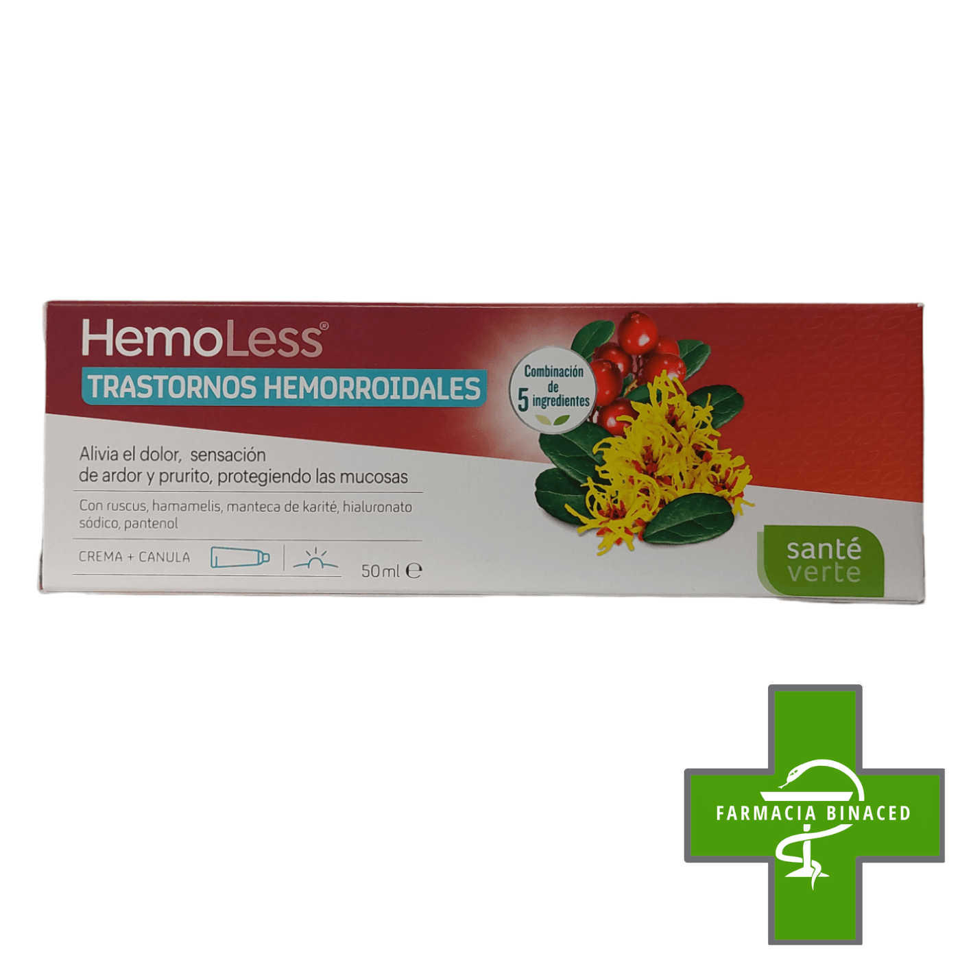 HEMOLESS CREMA TRASTORNOS HEMORROIDALES 50ML