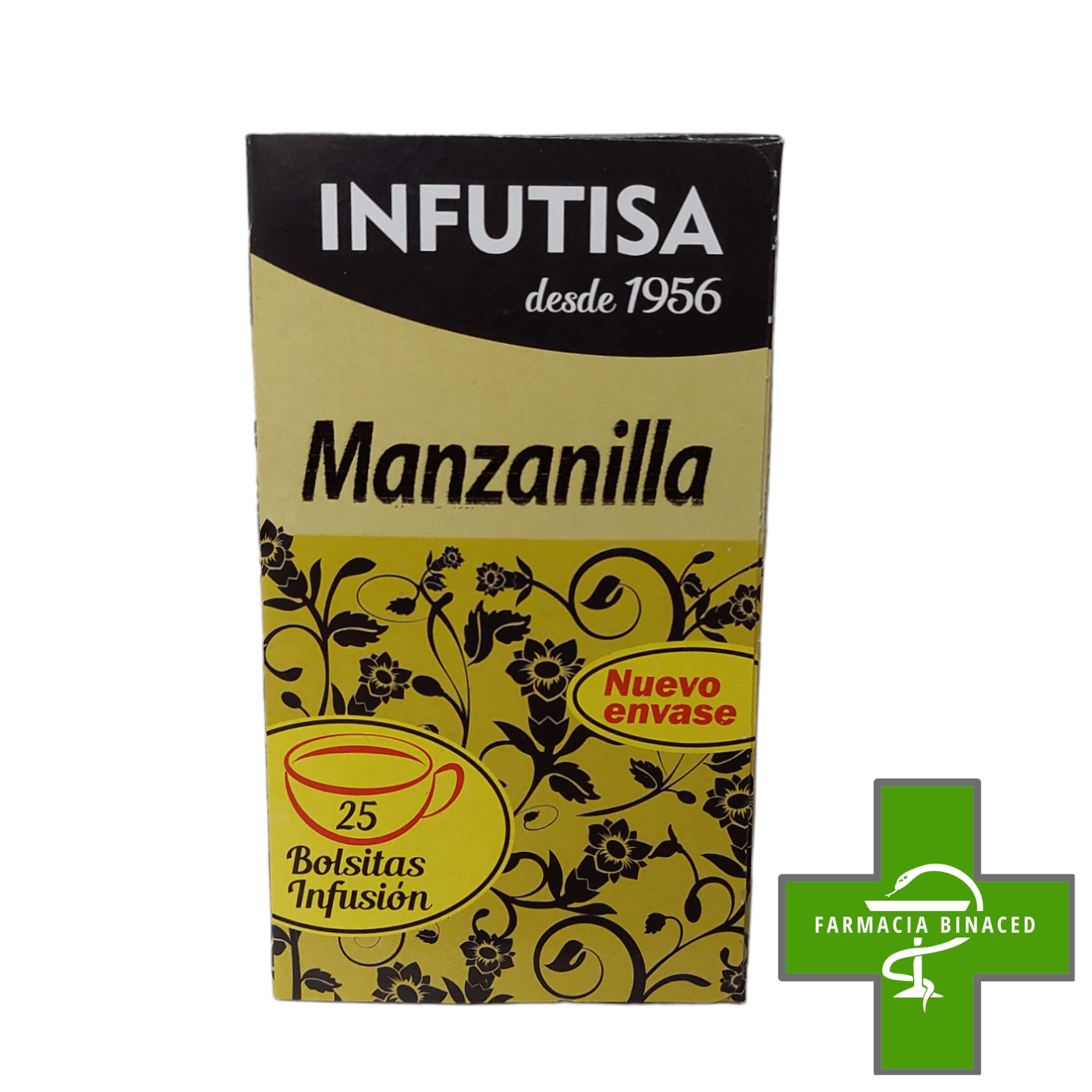INFUTISA MANZANILLA 25 BOLSAS
