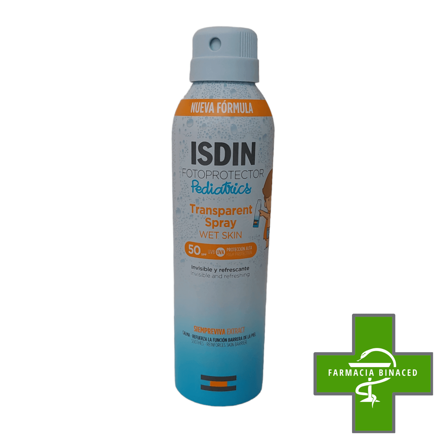 ISDIN FOTOPROTECTOR 50 INF SPRAY TRANSPARENTE 250ML