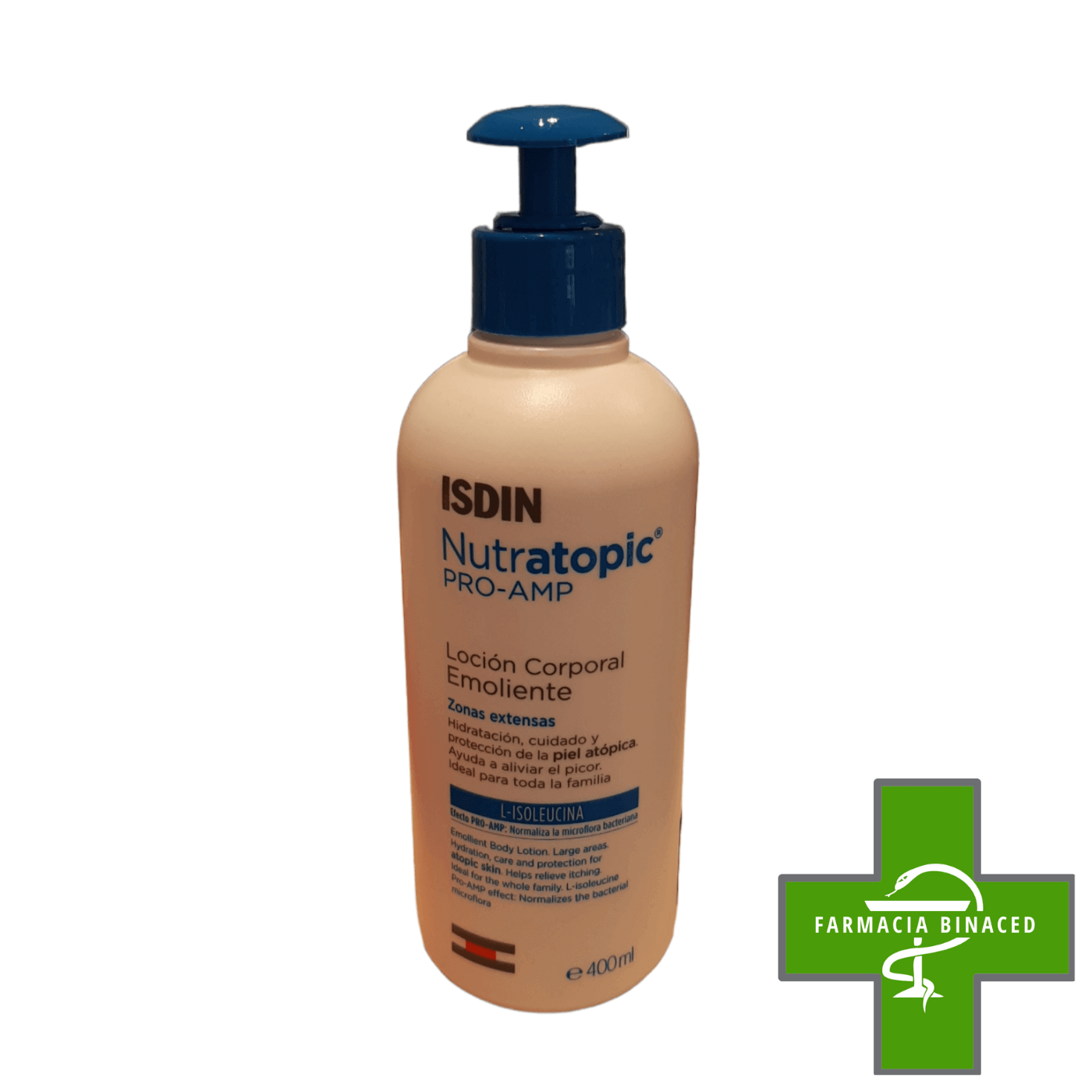 ISDIN NUTRATOPIC LOCION EMOLIENTE CORPORAL PIEL ATOPICA 400ML_2