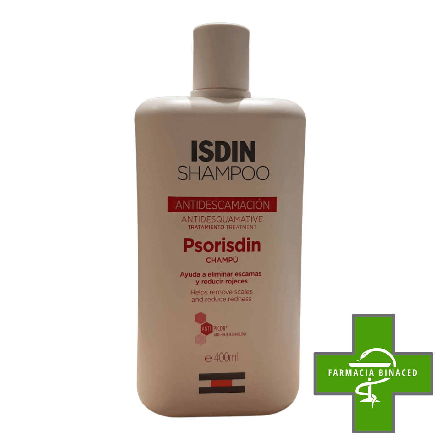 PSORISDIN CHAMPU ANTIDESCAMACION Y ANTIRROJECES 400ML