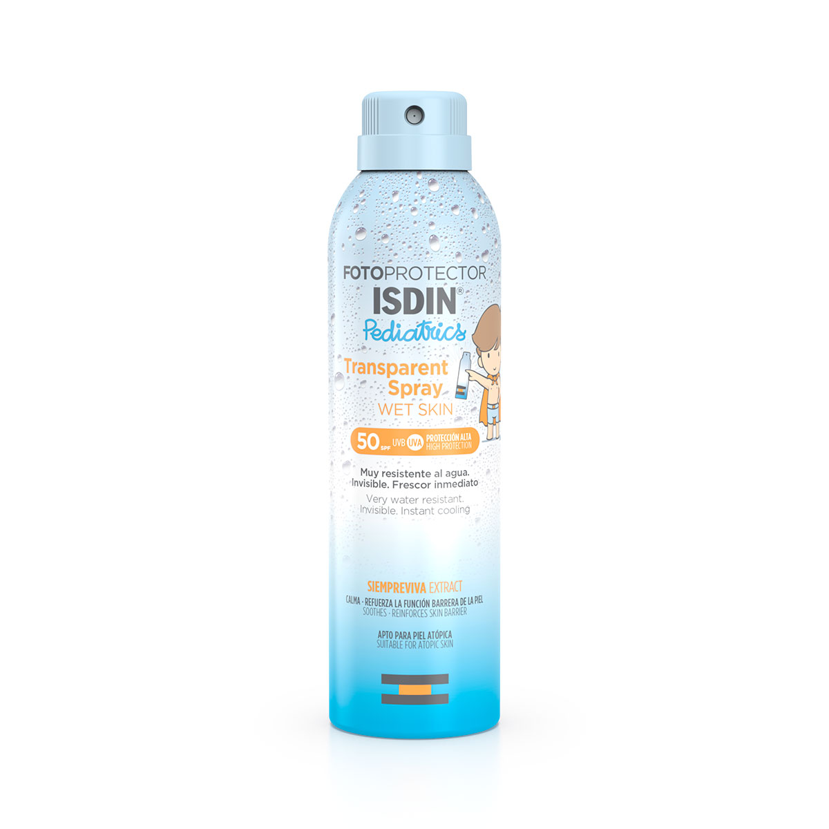 Isdin Fotoprotector Pediatrics Transparent Spray Wet Skin SPF51