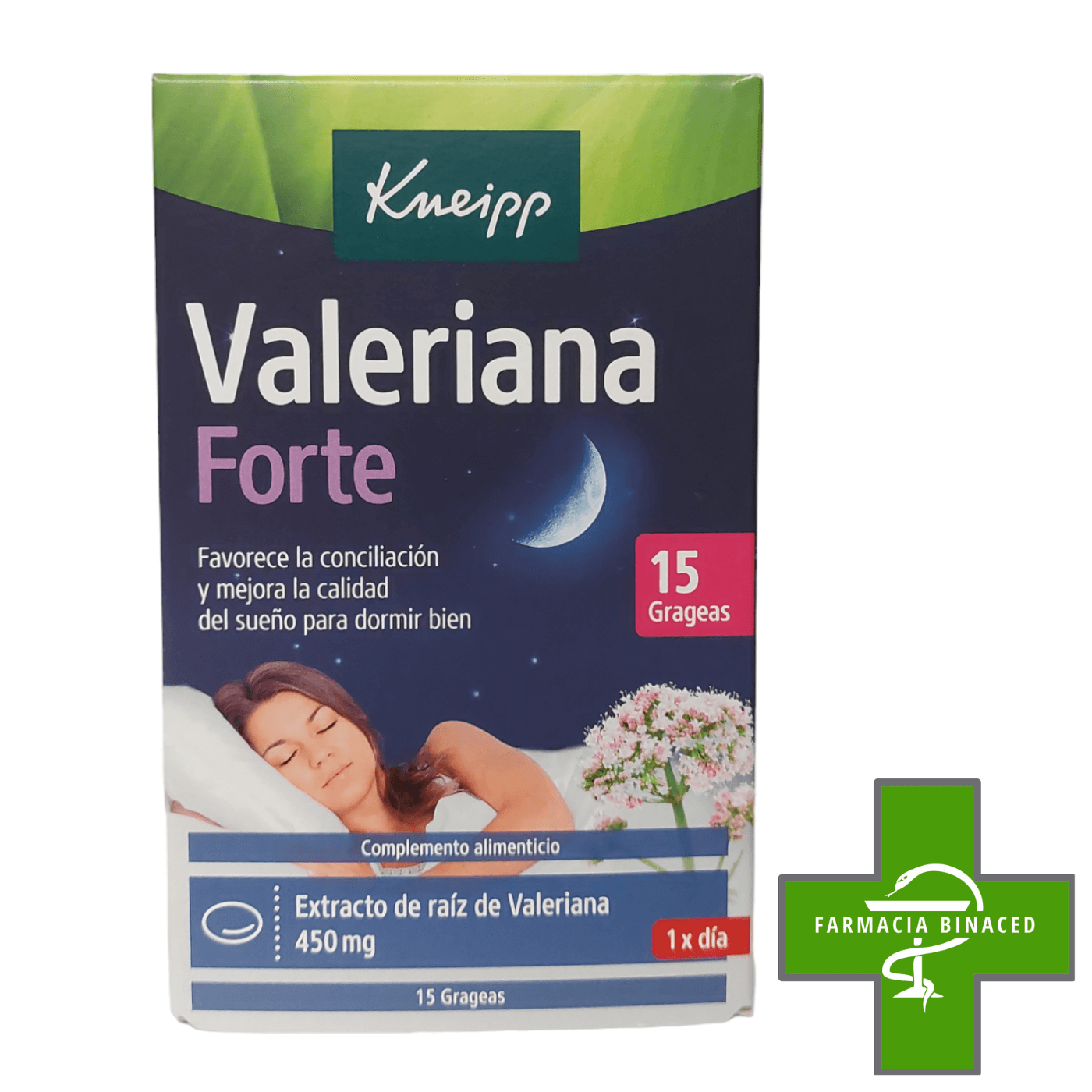KNEIPP VALERIANA FORTE 15 GRAGEAS