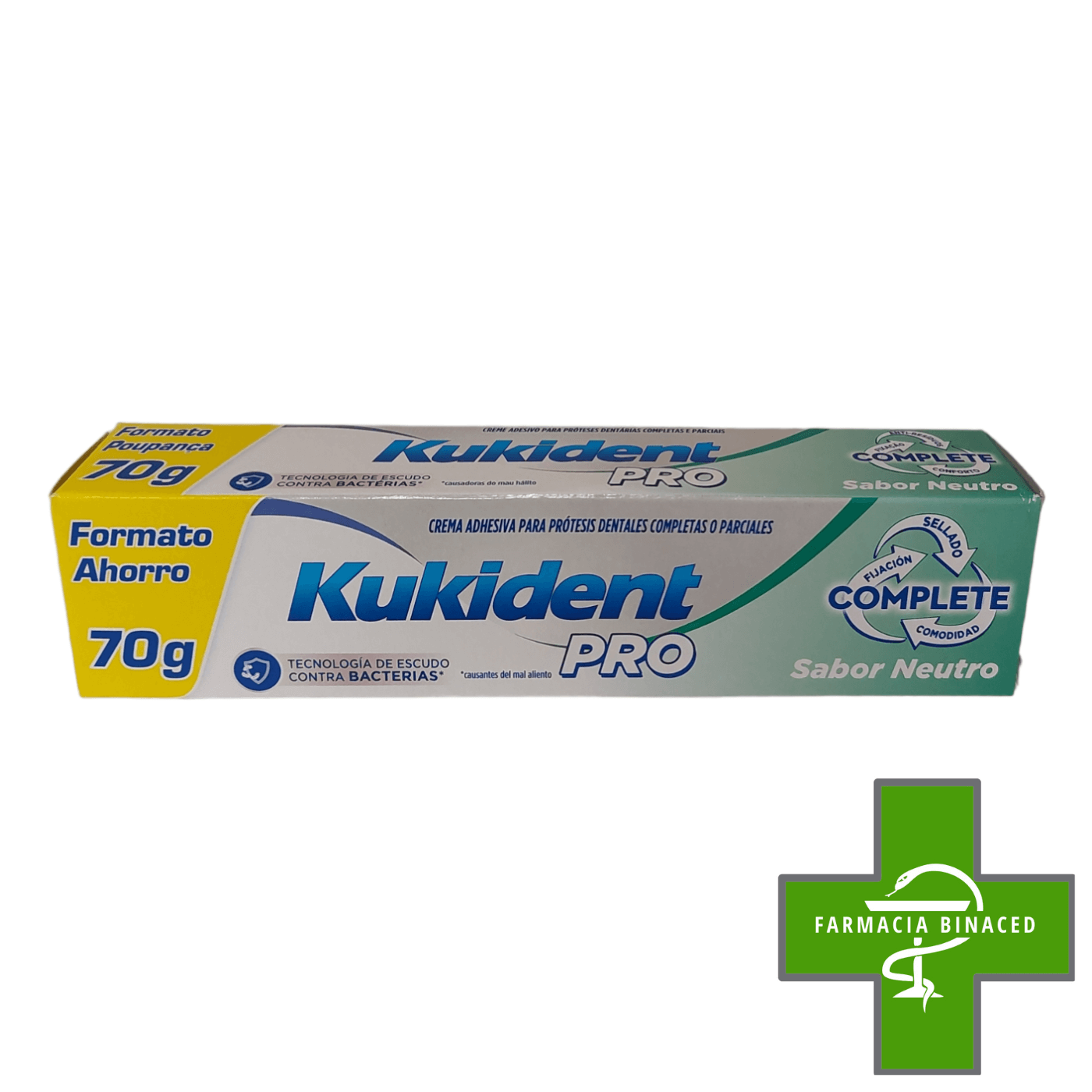 KUKIDENT CREMA ADHESIVA SABOR NEUTRO 70G