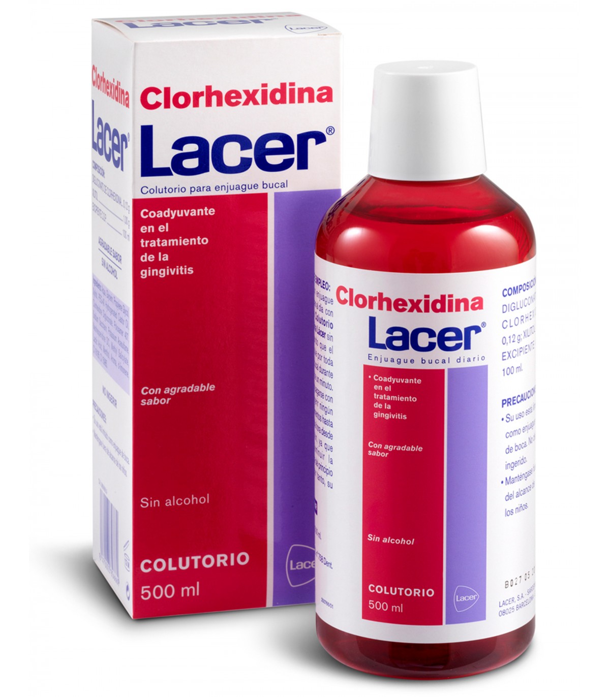 Lacer Clorhexidina 0.12% Colutorio 500ml