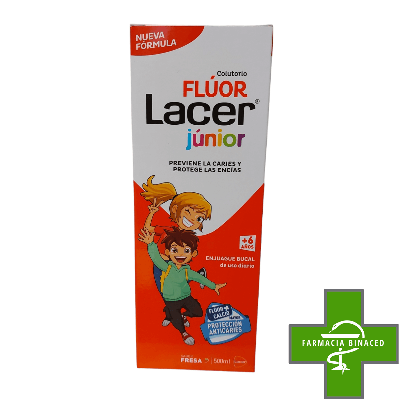 LACER FLUOR JUNIOR COLUTORIO FRESA 500ML