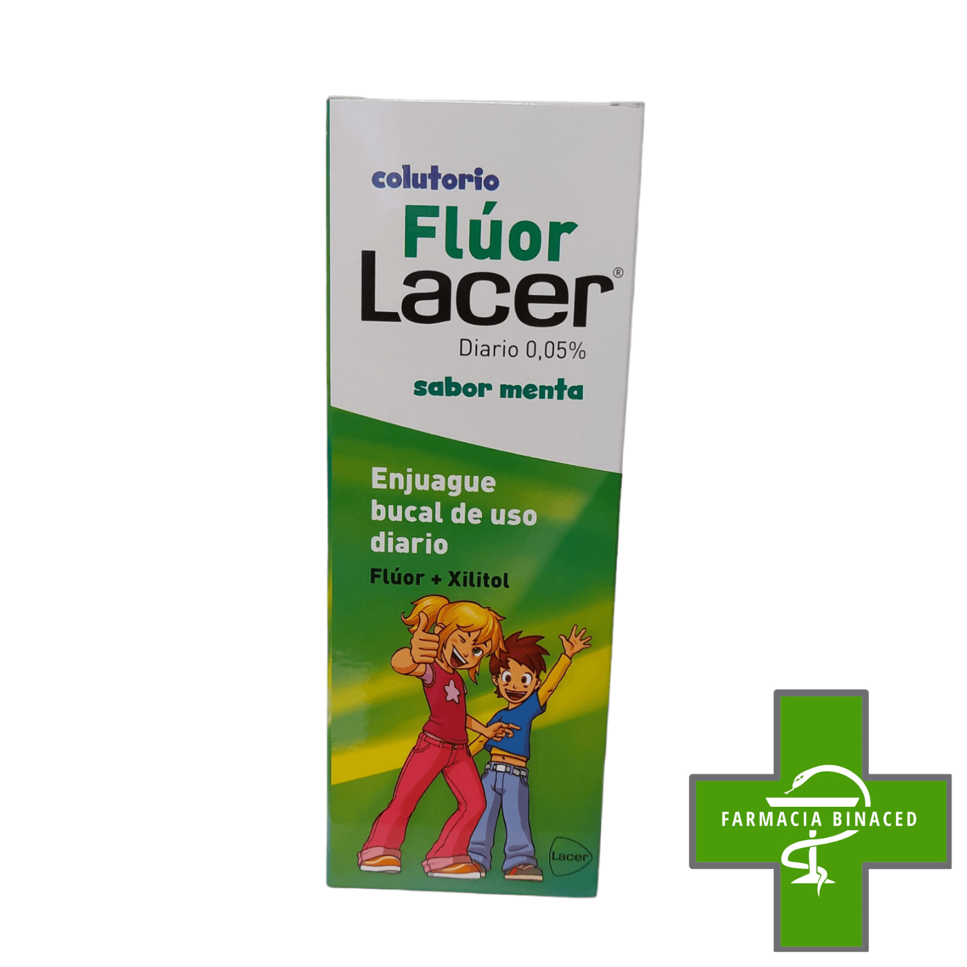 LACER FLUOR JUNIOR COLUTORIO MENTA 500ML