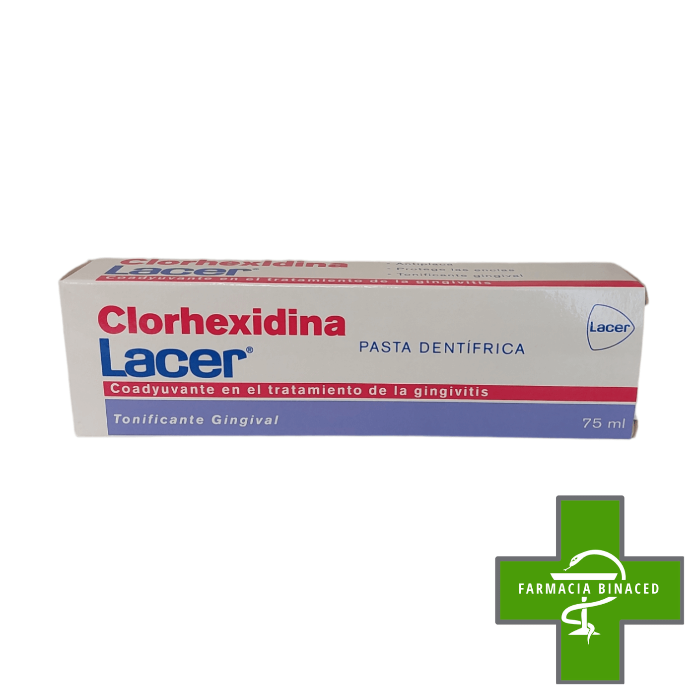 CLORHEXIDINA LACER PASTA DENTIFRICA 75ML