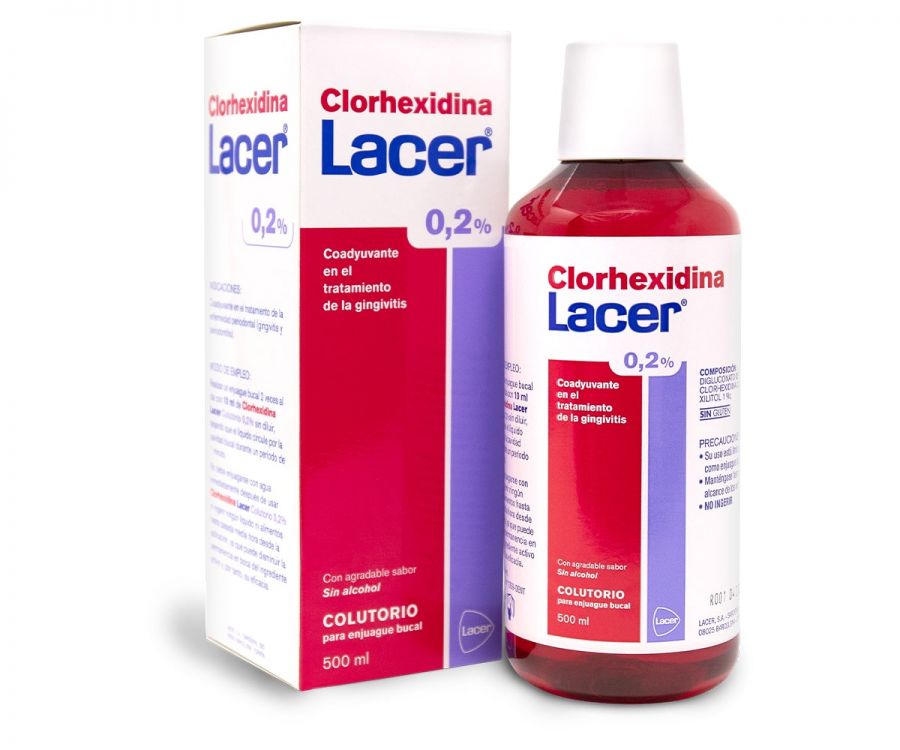 Lacer Clorhexidina 0.2% Colutorio 500ml