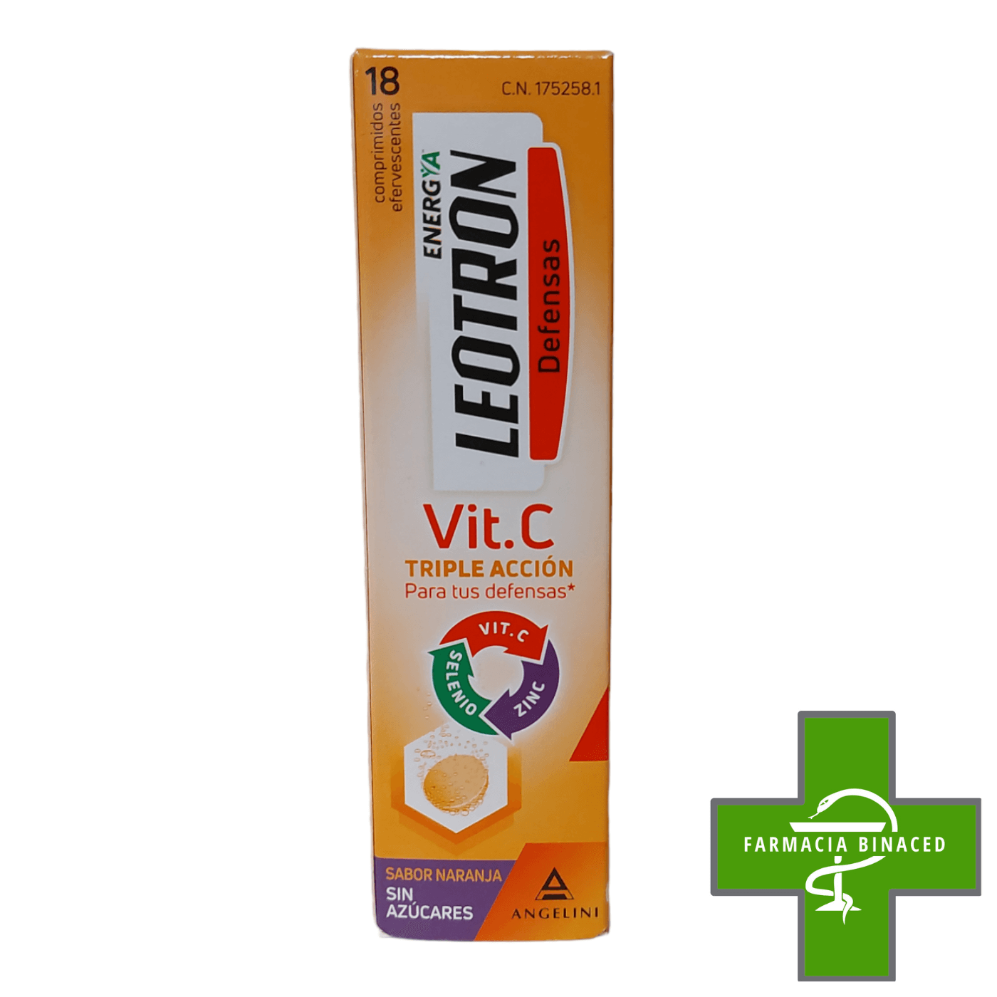 LEOTRON ENERGIA DEFENSAS 18C EFERVESCENTES