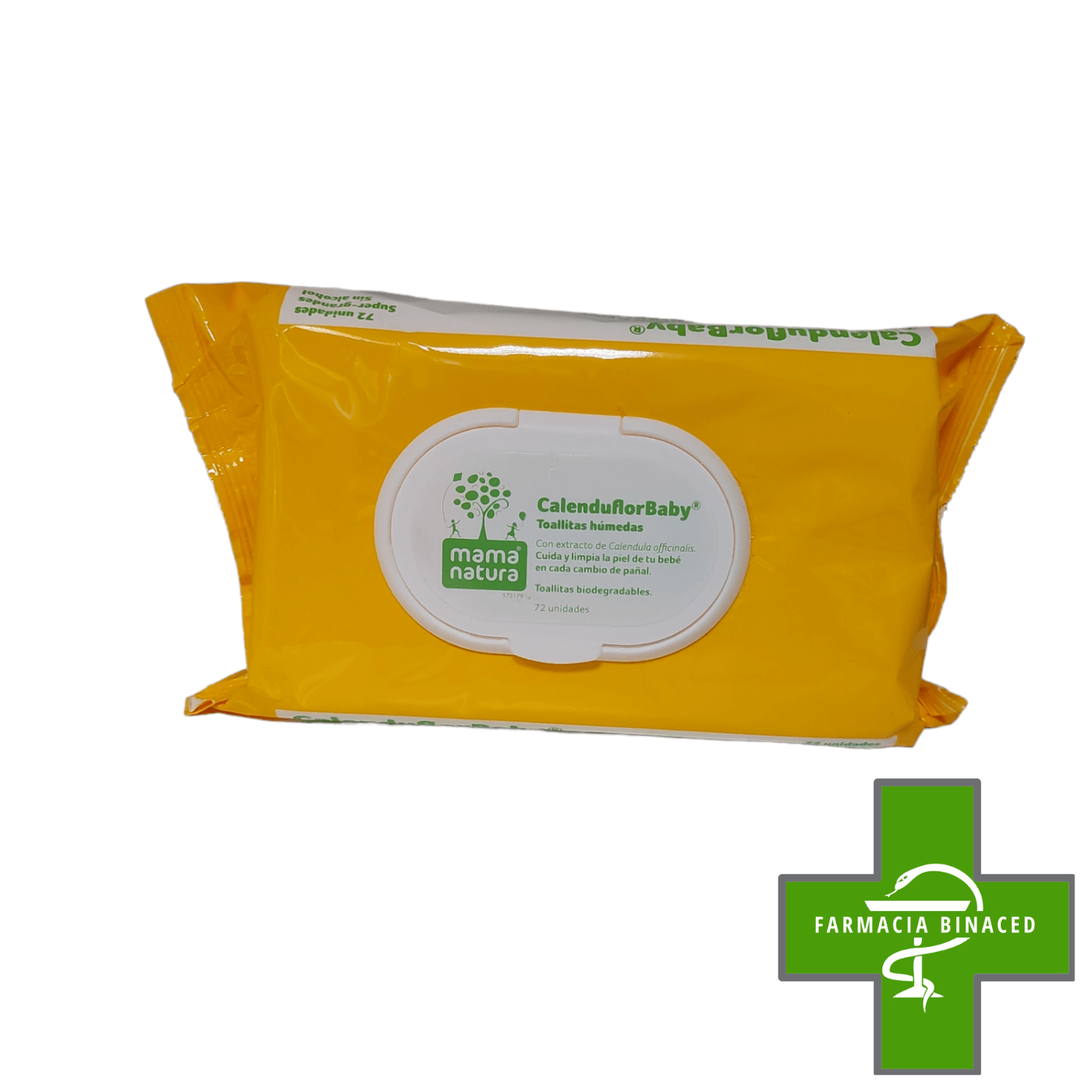 MAMA NATURA CALENDUFLOR 72 TOALLITAS