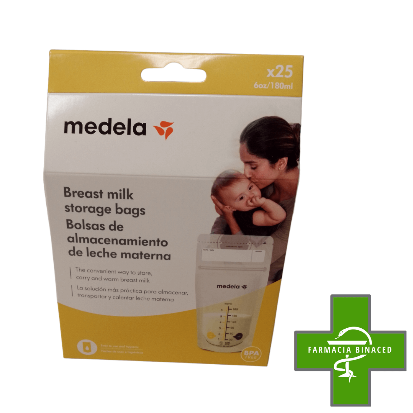 MEDELA BOLSA DE ALMACENAMIENTO DE LECHE 25 BOLSAS