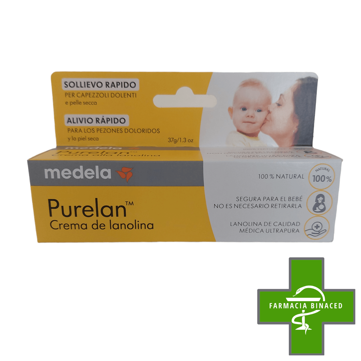 MEDELA PURELAN CREMA PEZON LANOLINA 37G