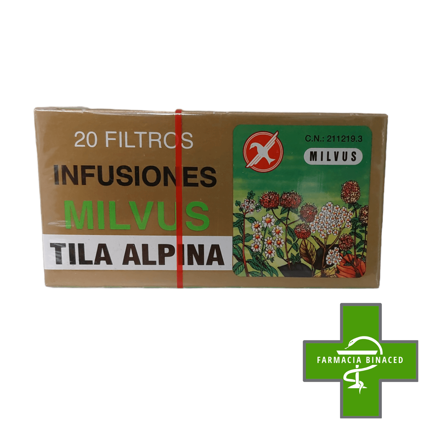 MILVUS TILA ALPINA 20 INFUSIONES