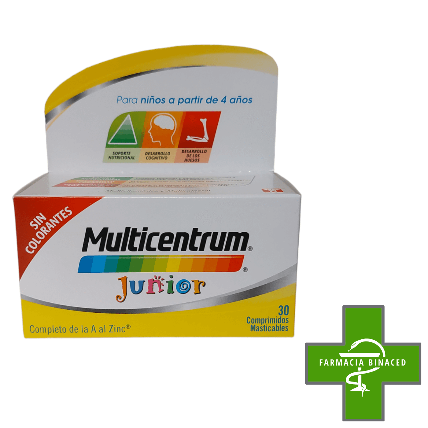 MULTICENTRUM JUNIOR 30 COMPRIMIDOS MASTICABLES
