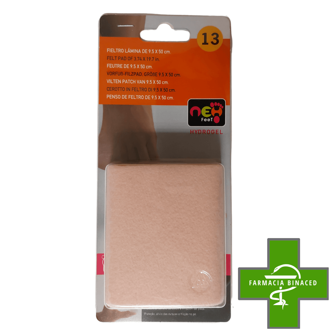 NEH LAMINA DE FIELTRO 9'5 X 5 CM