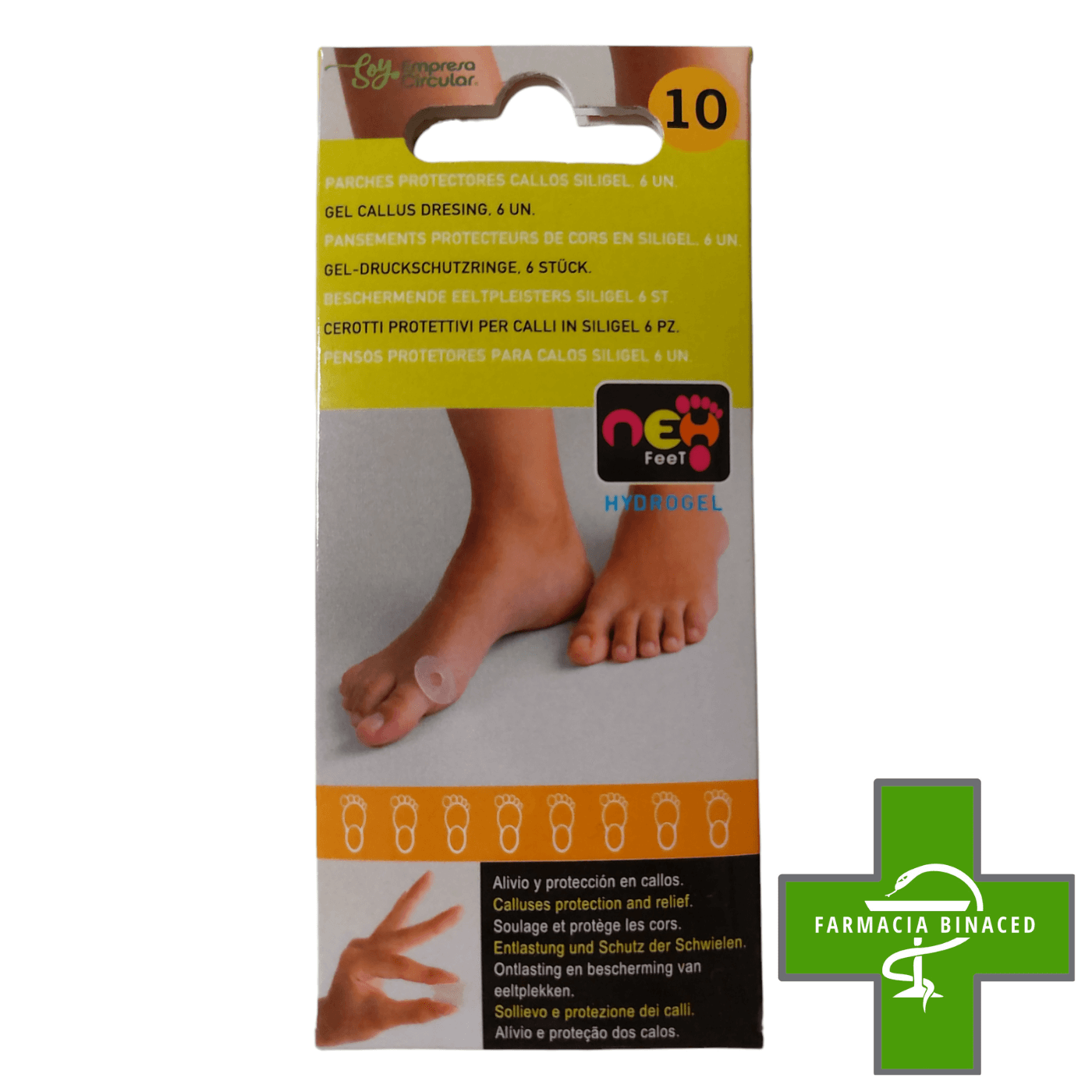 NEH PARCHES PROTECTORES DE CALLOS 6U