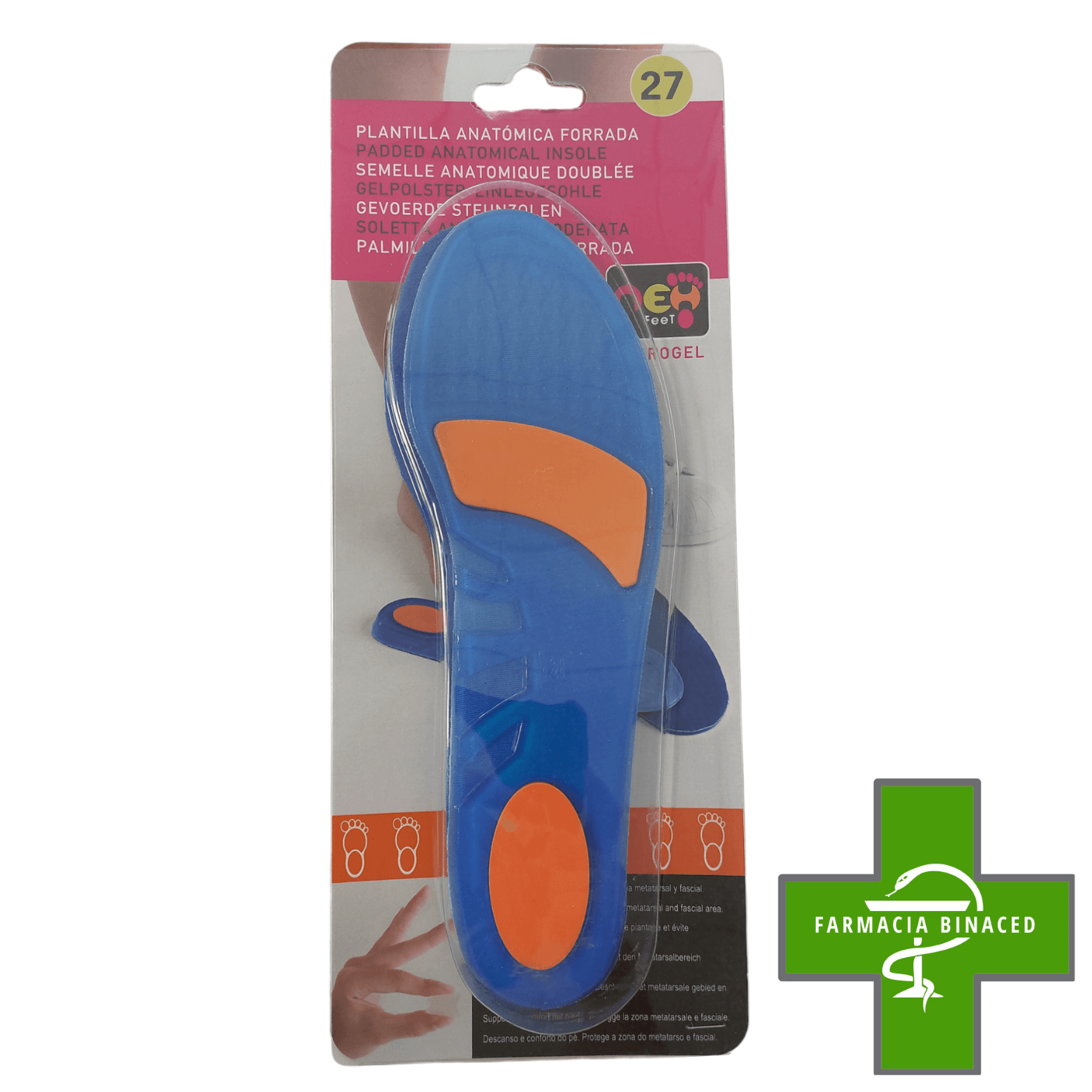 NEH PLANTILLA ANATOMICA FORRADA TALLA 2