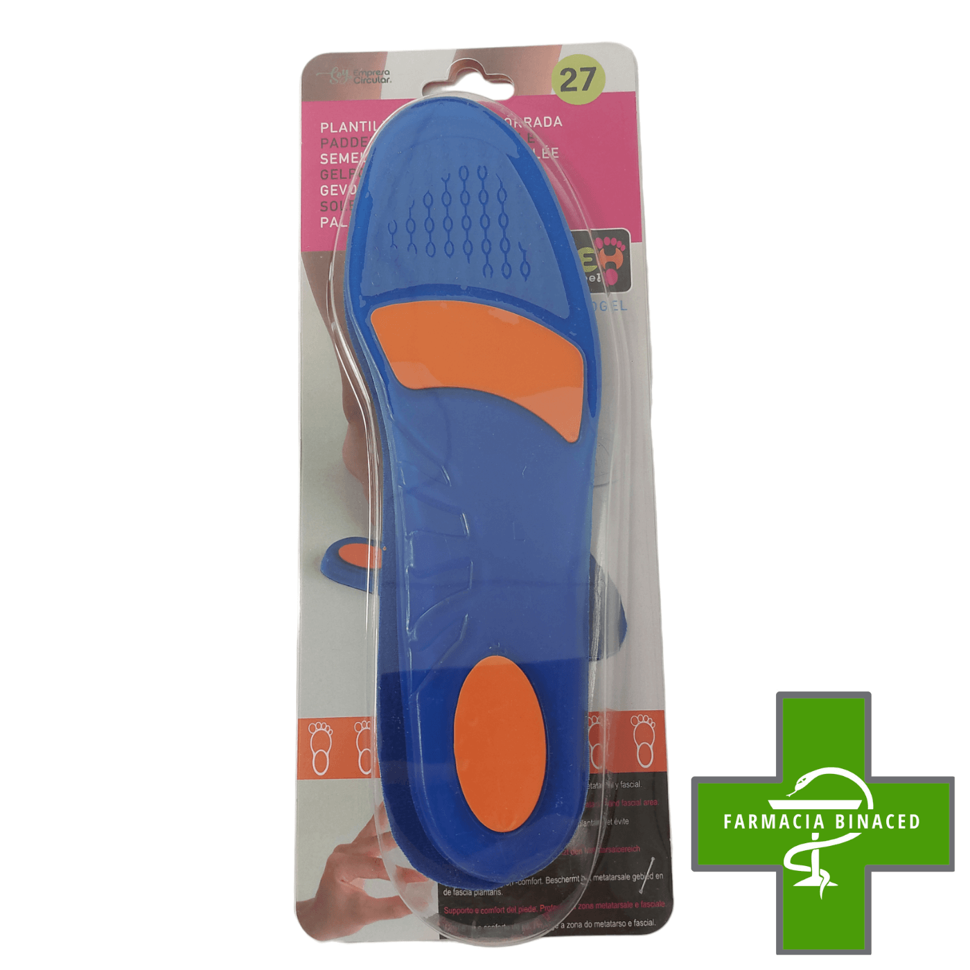 NEH PLANTILLA ANATOMICA FORRADA TALLA 4