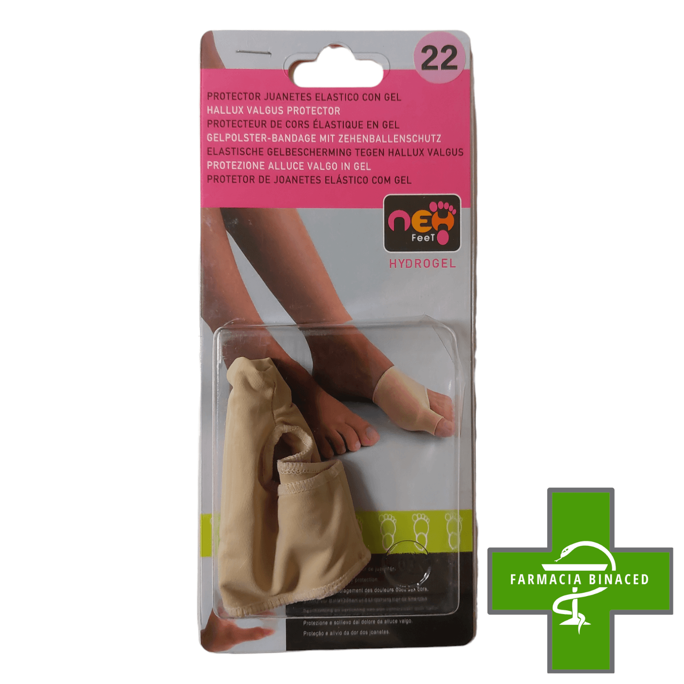 NEH PROTECTOR JUANETES ELASTICO CON GEL S