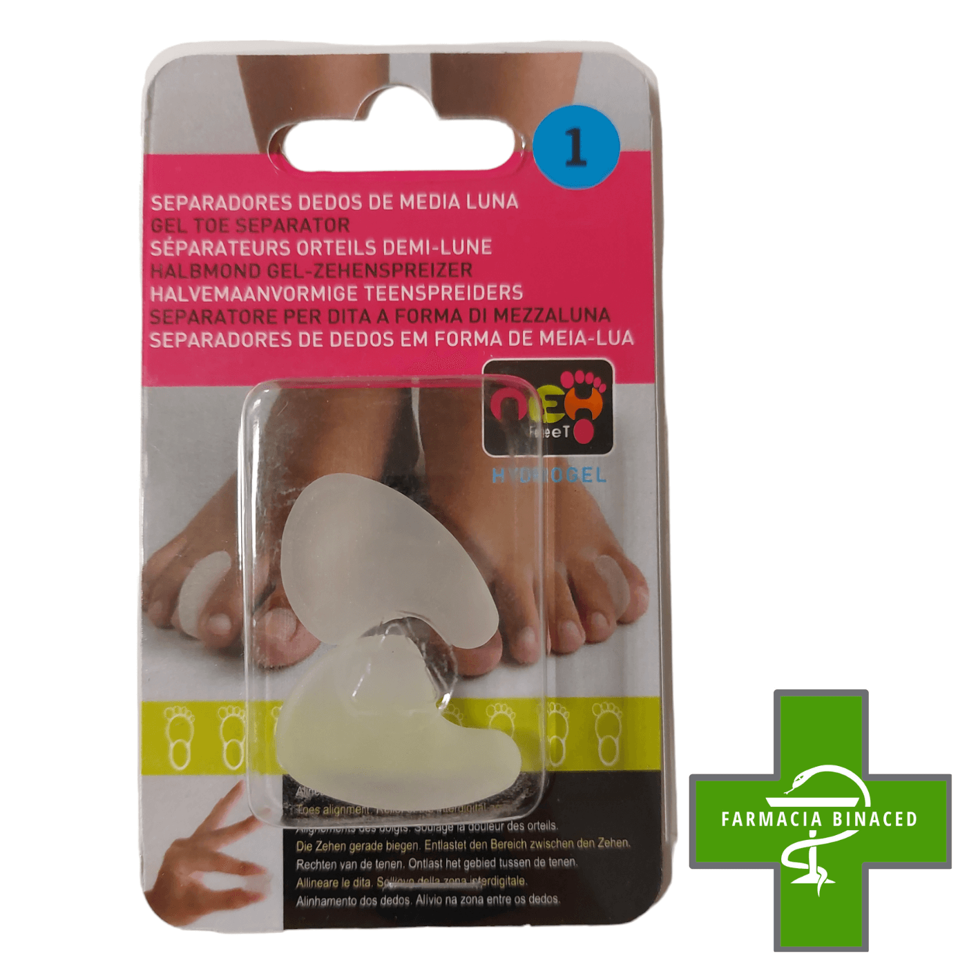 NEH SEPARADOR DE DEDOS MEDIA LUNA S