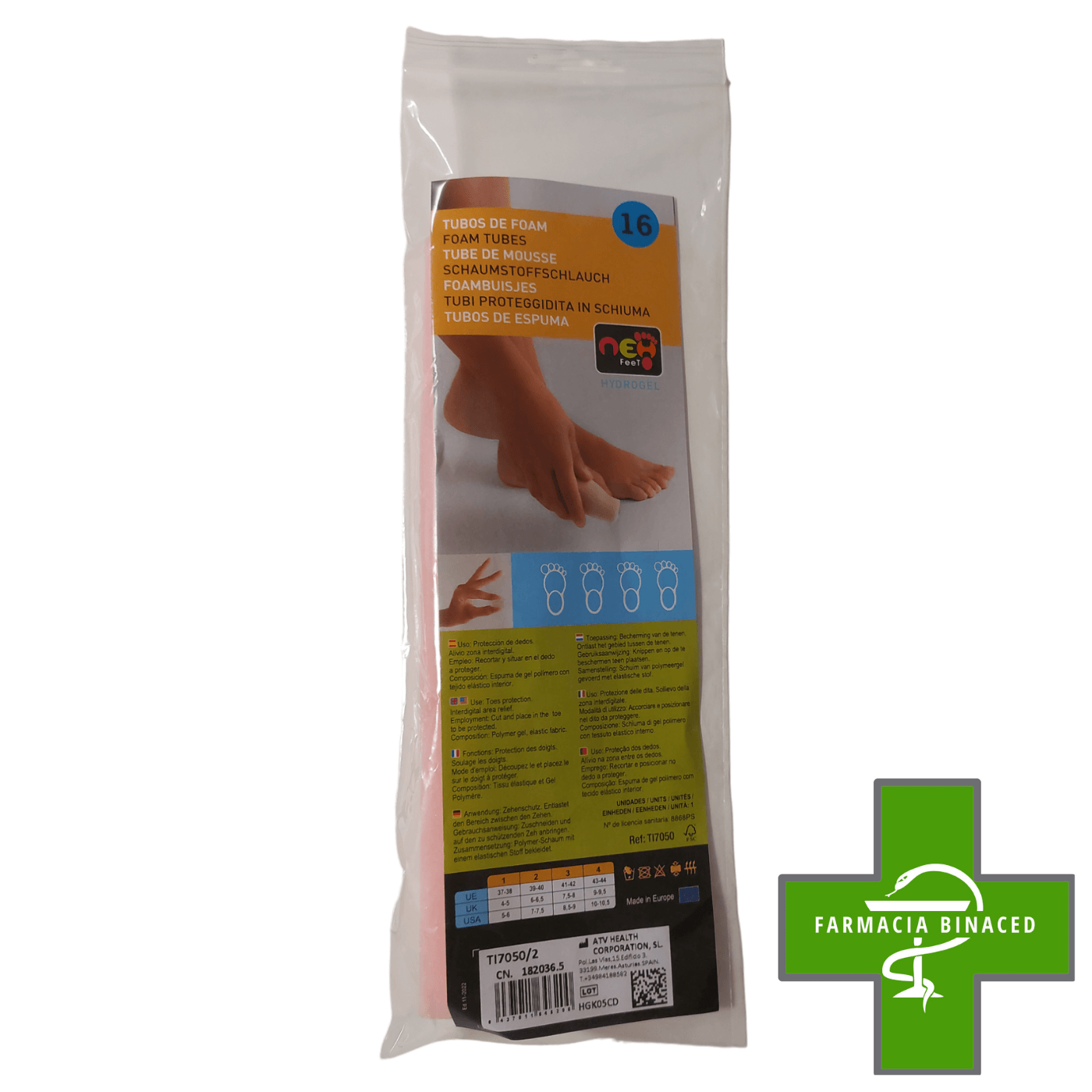 NEH TUBO DE ESPUMA PROTEGEDEDOS