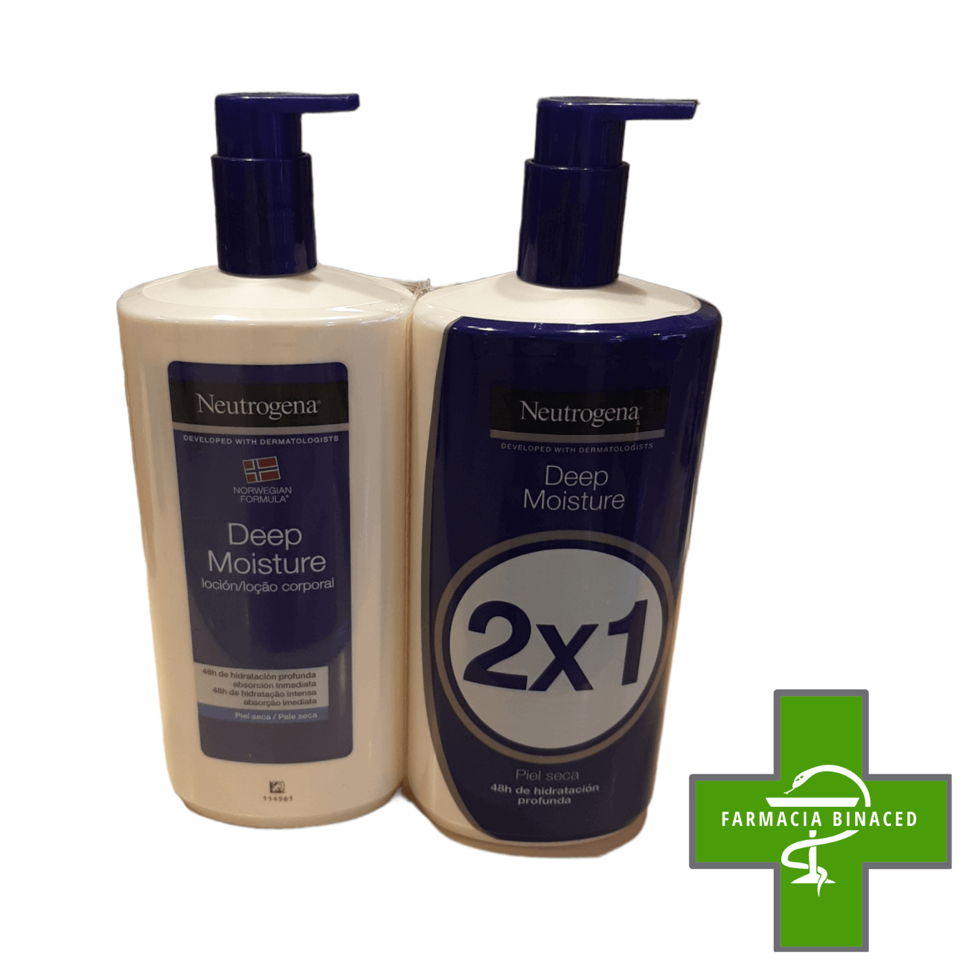 NEUTROGENA DUPLO HIDRATACION PROFUNDA LOCION CORPORAL 2 X 750ML