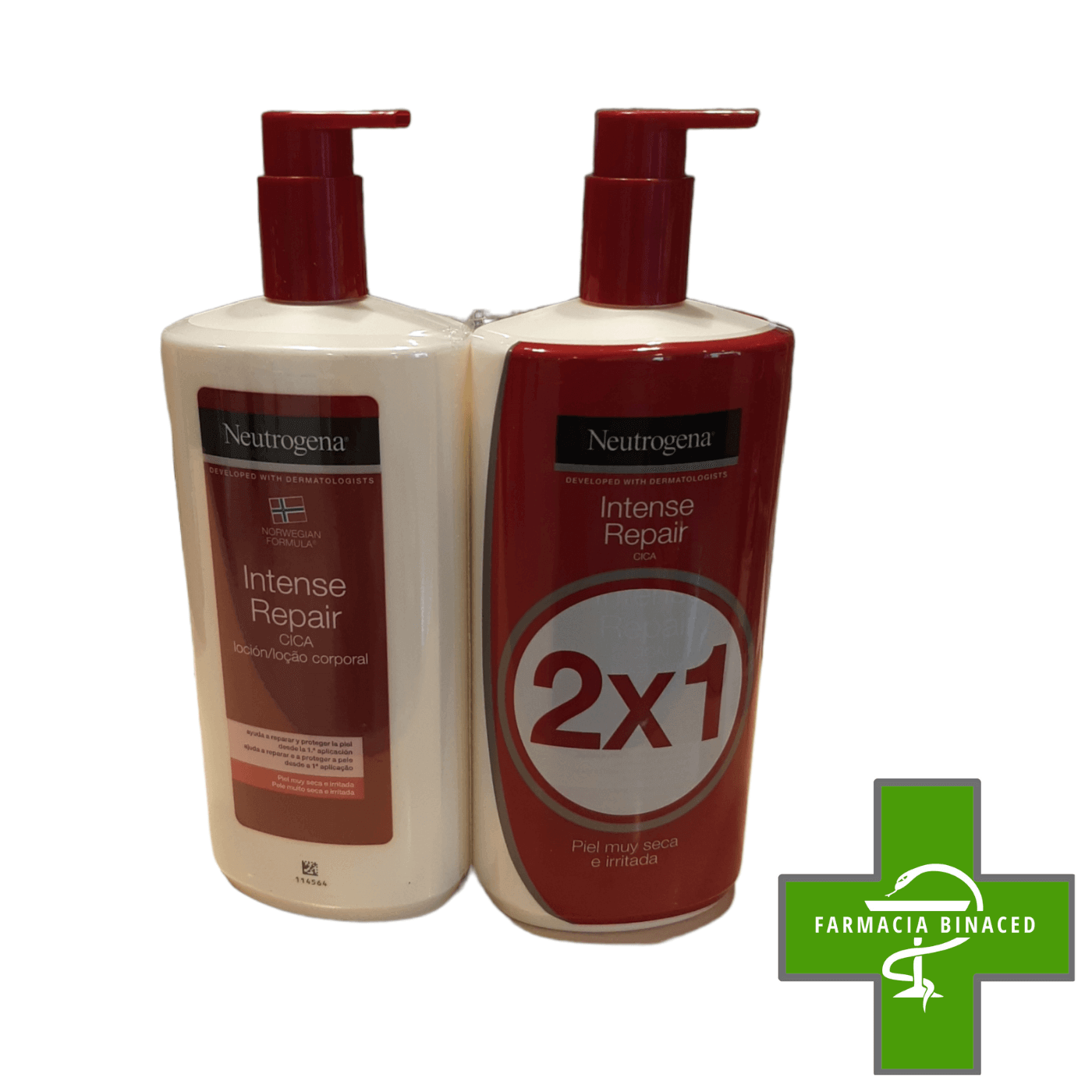 NEUTROGENA DUPLO REPARACION INTENSA LOCION CORPORAL 2 X 750ML