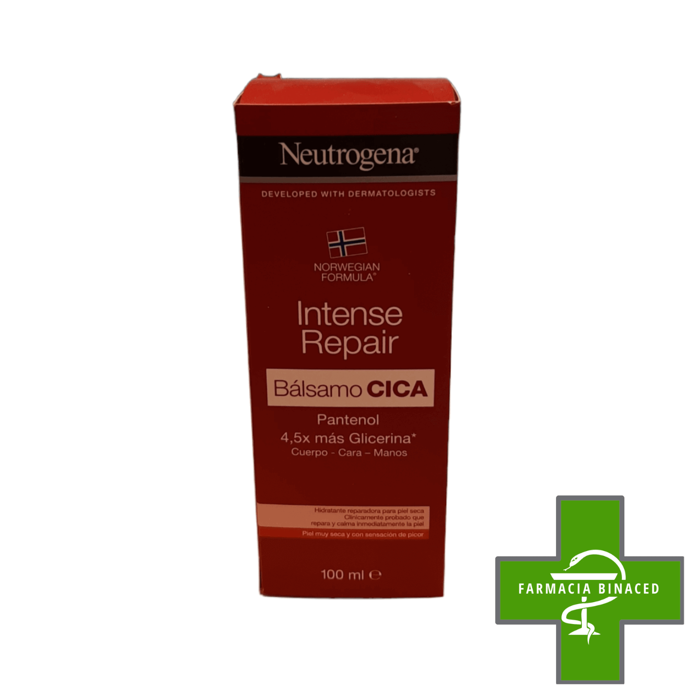 NEUTROGENA INTENSE REPAIR BALSAMO CICA CUERPO-CARA-MANOS 100ML_2
