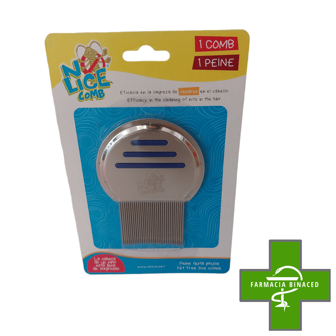 NO LICE LIENDRERA 1 PEINE ANTIPIOJOS