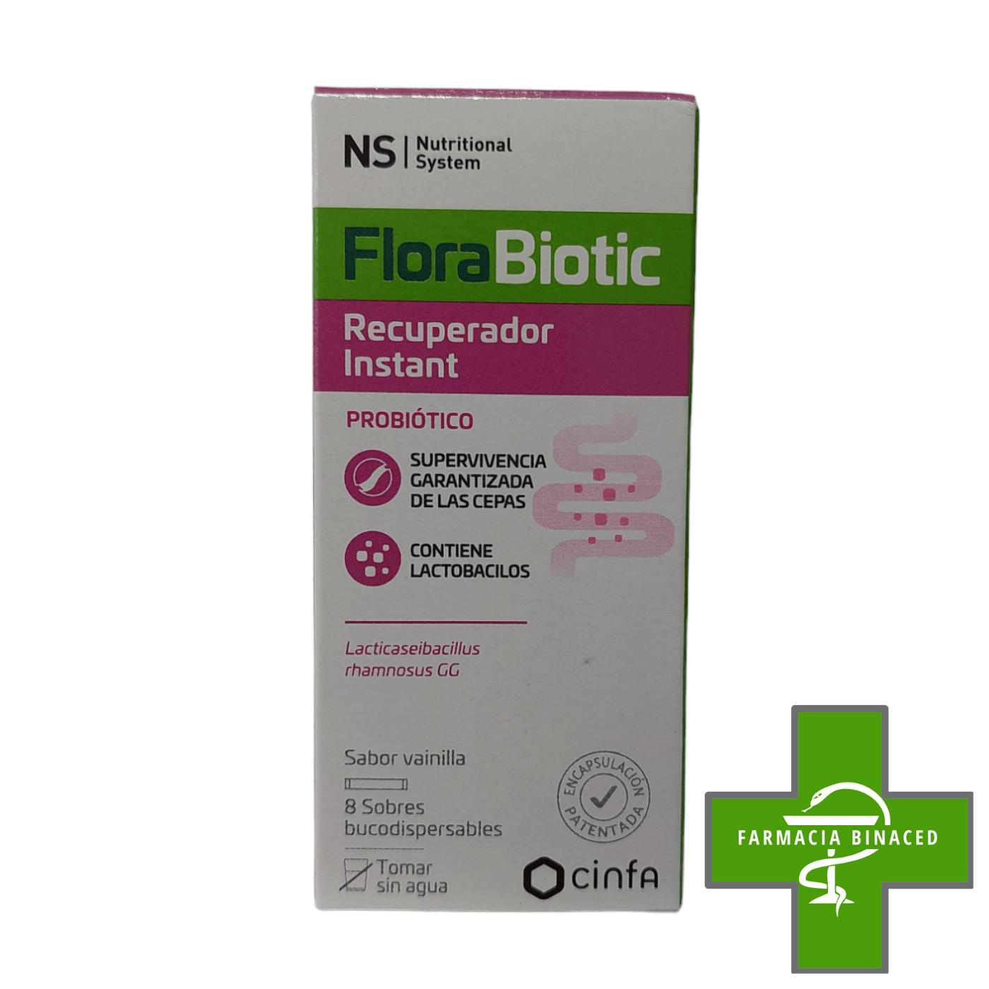 NS FLORABIOTIC 8 SOBRES BUCODISPERSABLES