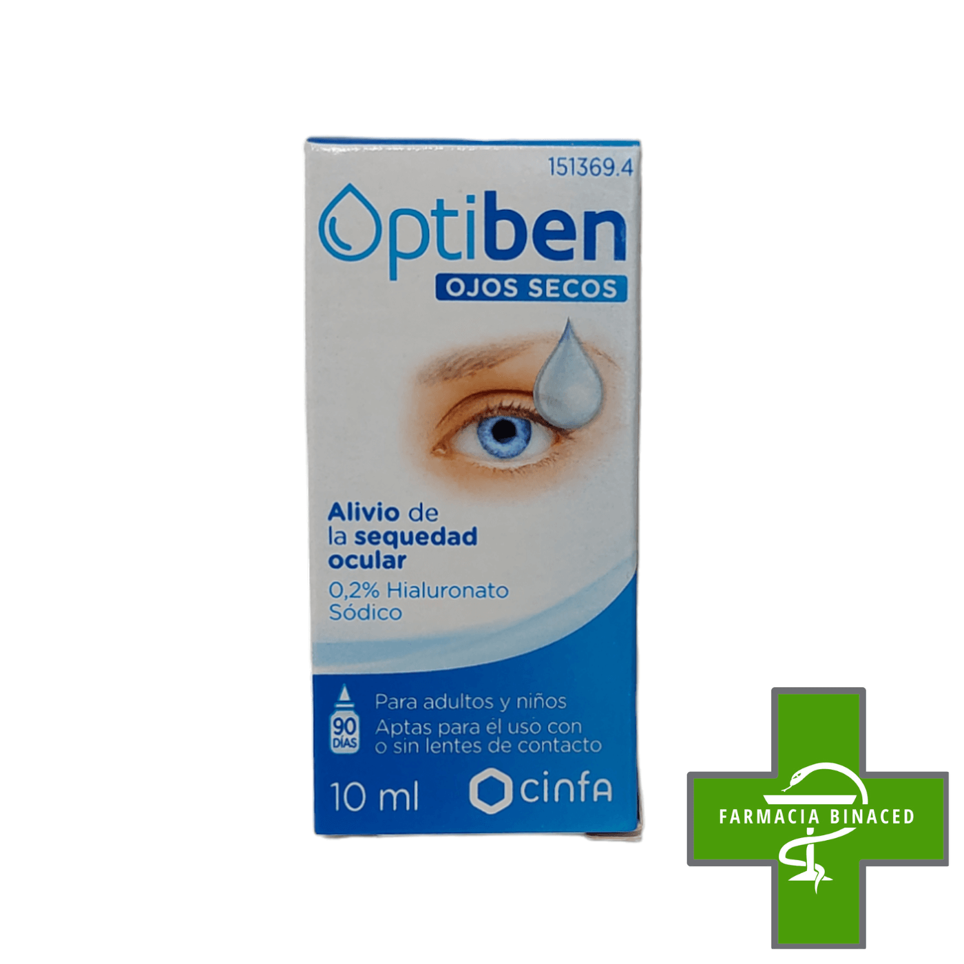 OPTIBEN OJOS SECOS COLIRIO 10 ML