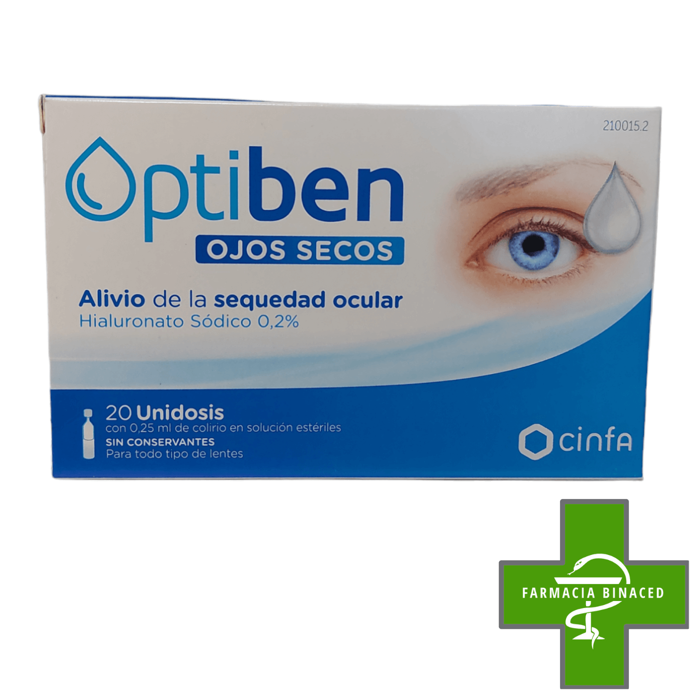 OPTIBEN OJOS SECOS 20 MONODOSIS