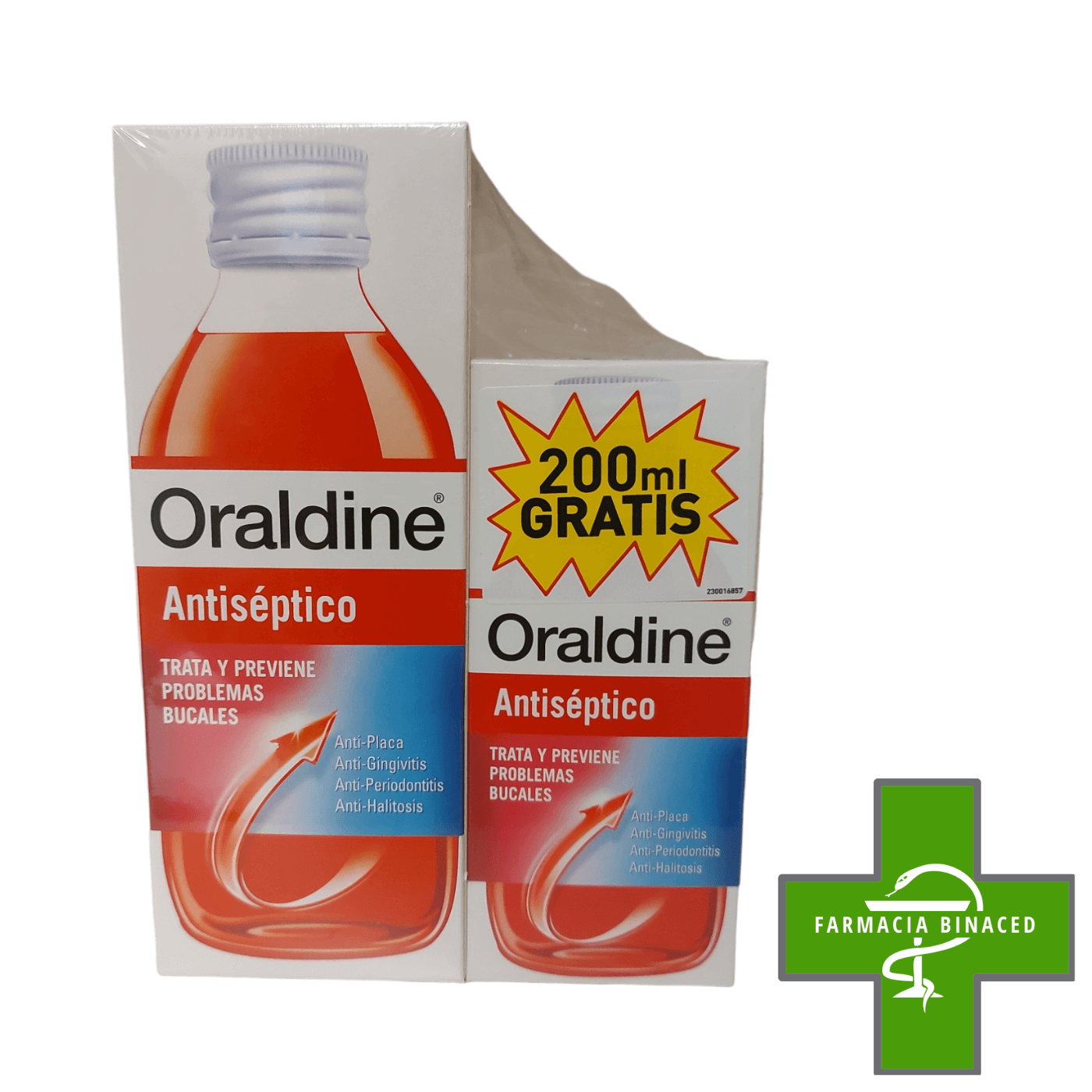 ORALDINE ANTISEPTICO ENJUAGUE 400+200ML