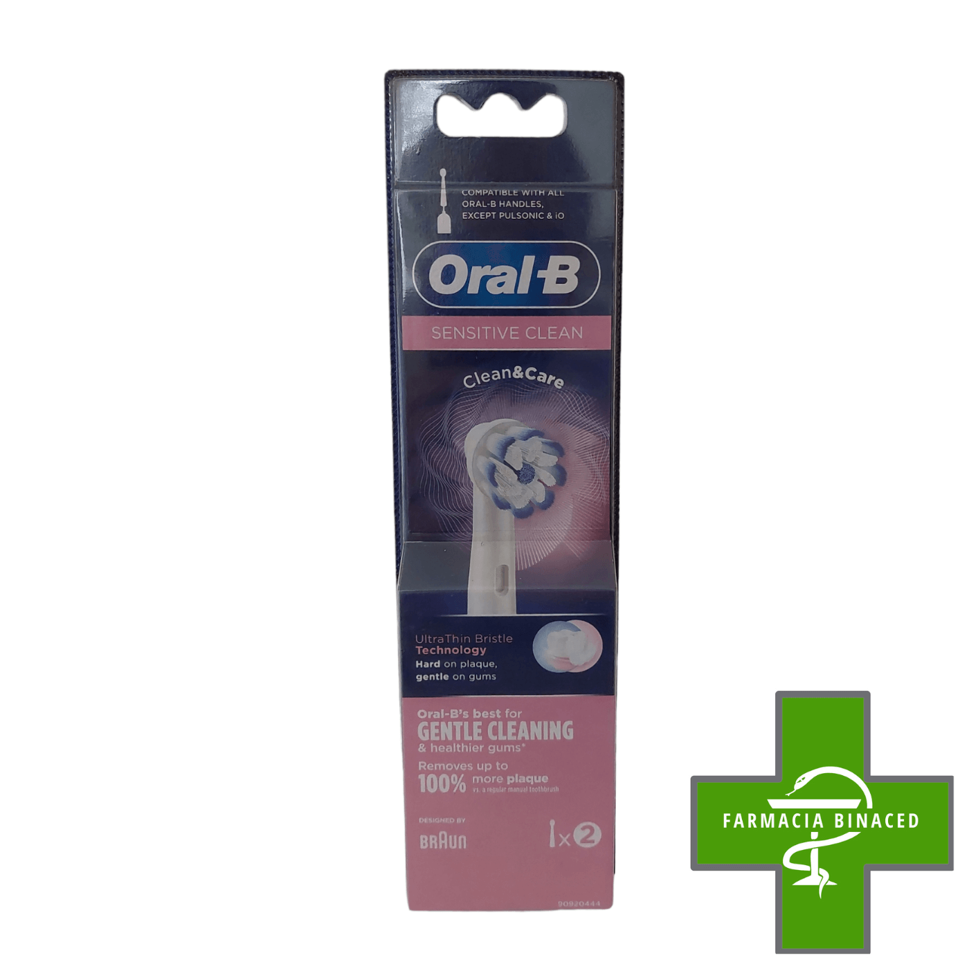 ORAL B RECAMBIO SENSITIVE CLEAN 2 CABEZALES