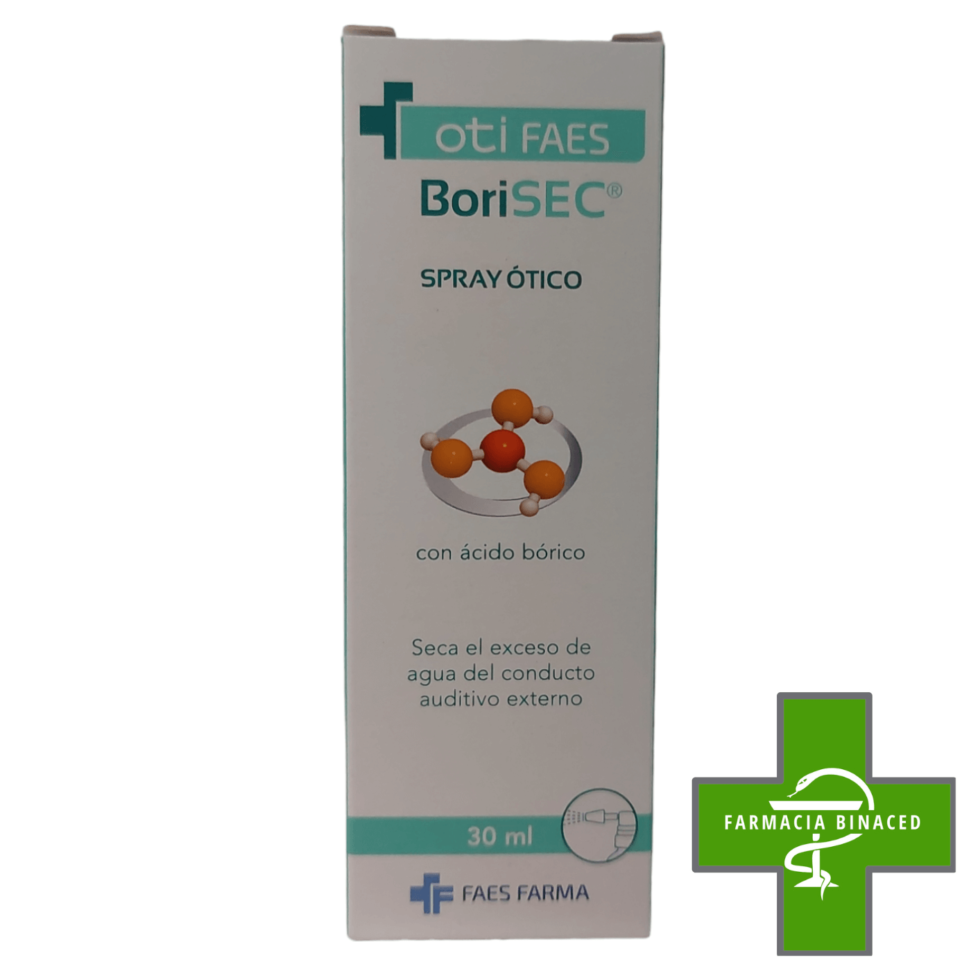 OTIFAES BORISEC SPRAY EXCESO DE AGUA 30ML